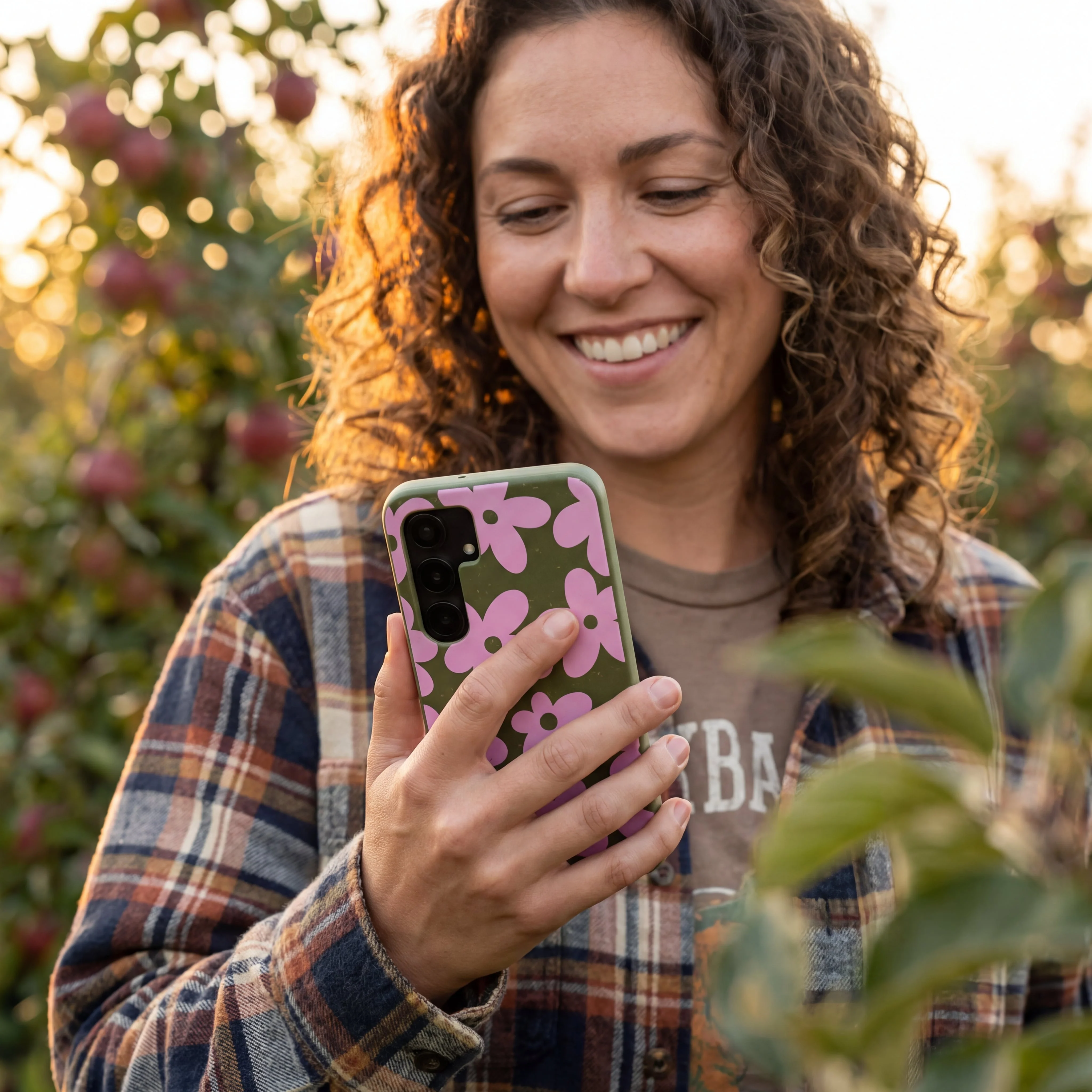 Forest Floor Pink Blooms Samsung Galaxy S25 Ultra Case - Image 2
