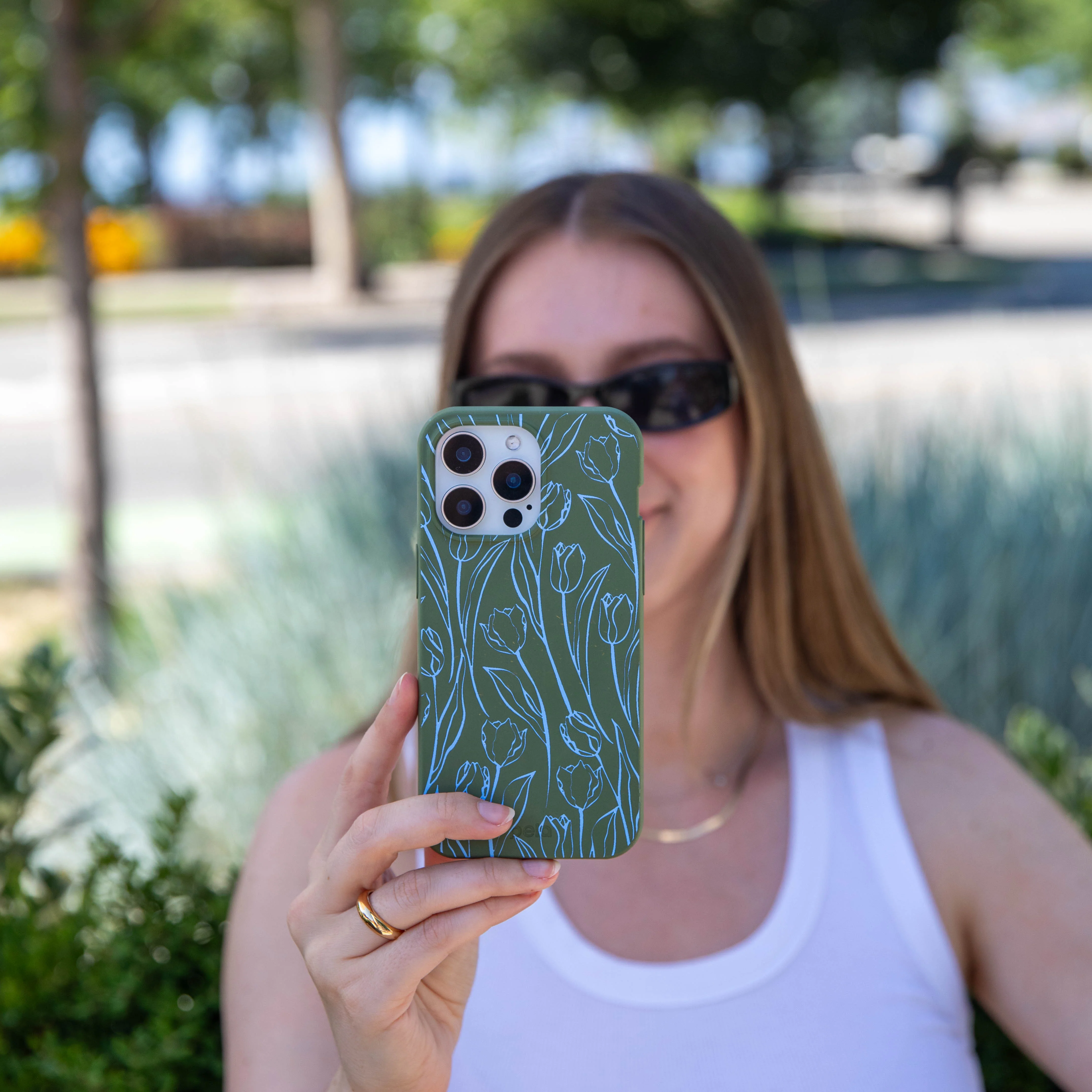 Forest Floor Tulip Dreams Samsung Galaxy S23 Case - Image 2