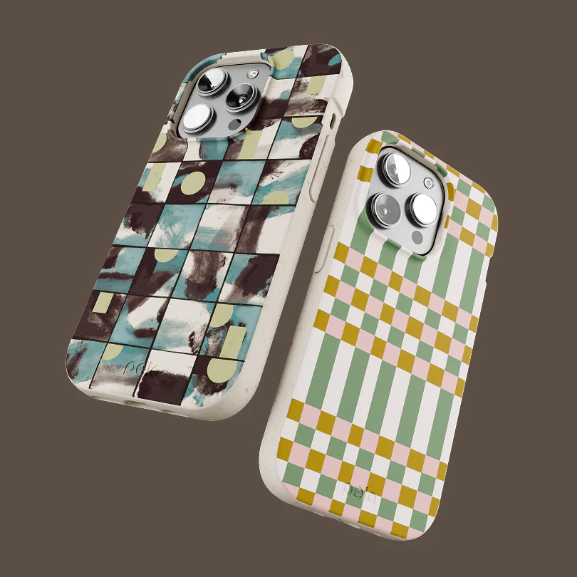Honey Apple Plaid iPhone 12 Mini Case - Image 8