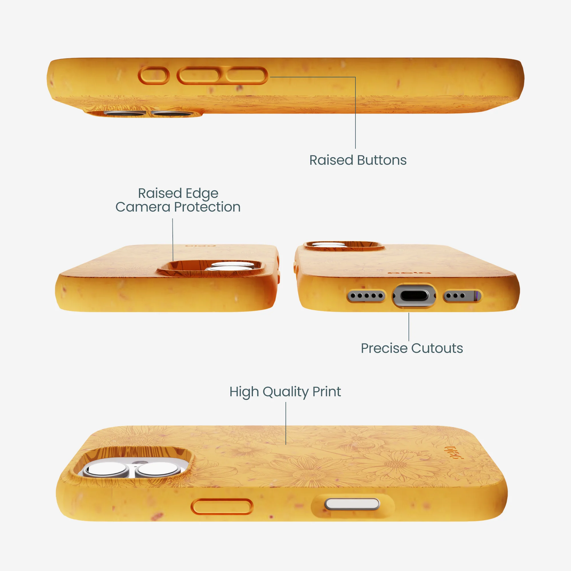 Honey Flora iPhone 17 Case - Image 2