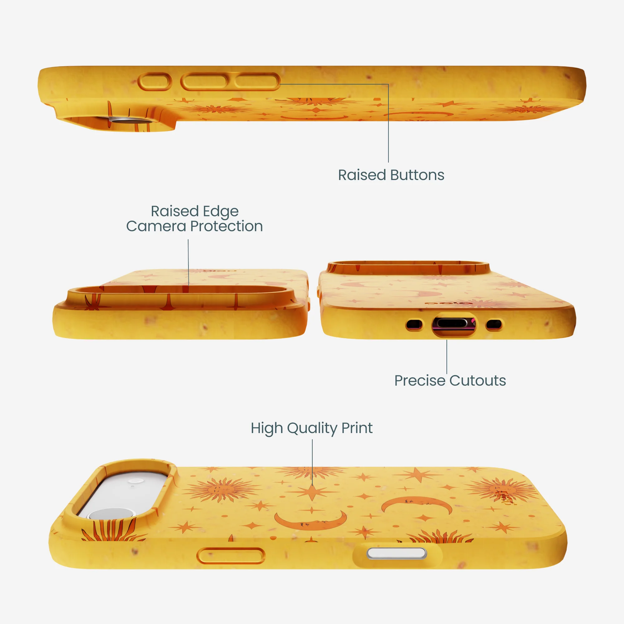 Honey Sun and Moon iPhone Air Case - Image 3