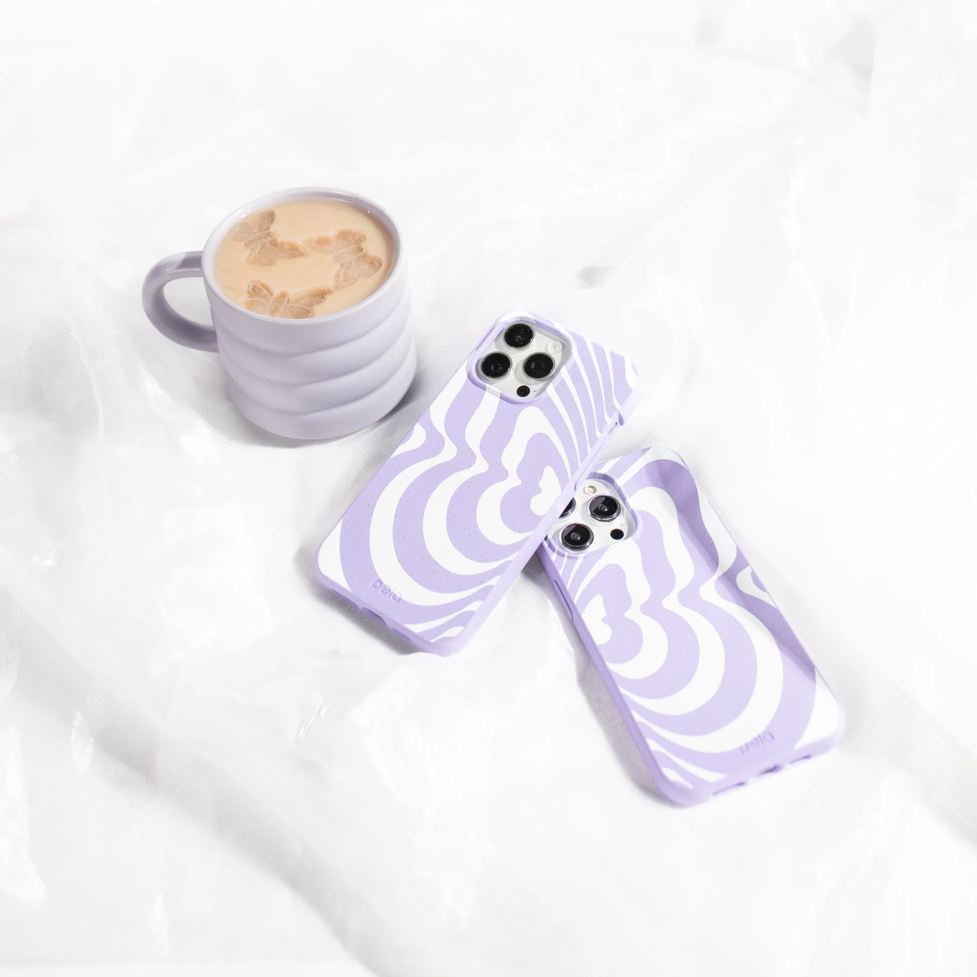 Lavender Flutter Left Google Pixel 9 Pro XL Case - Image 5