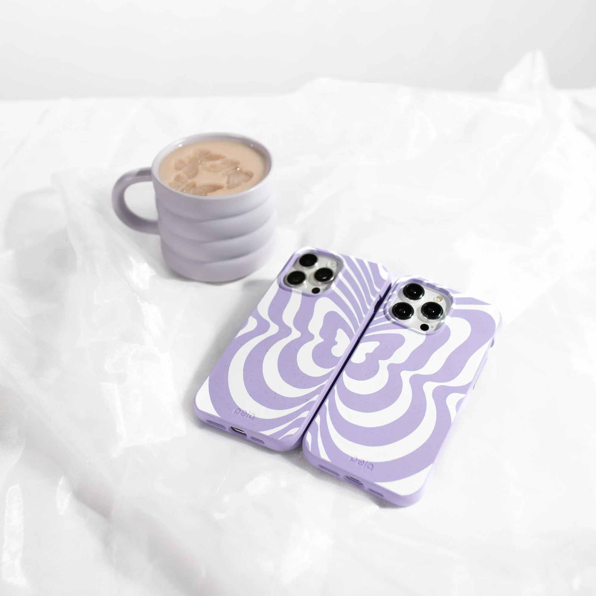 Lavender Flutter Left Google Pixel 9a Case - Image 5