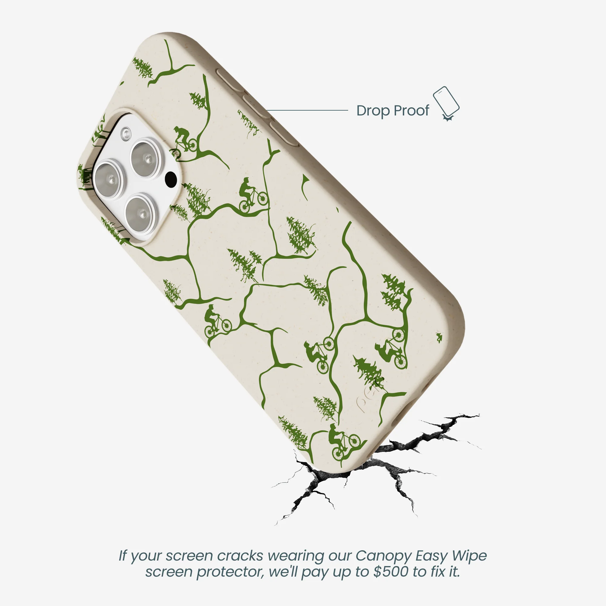London Fog Bike Trek iPhone 16 Pro Max Case - Image 5