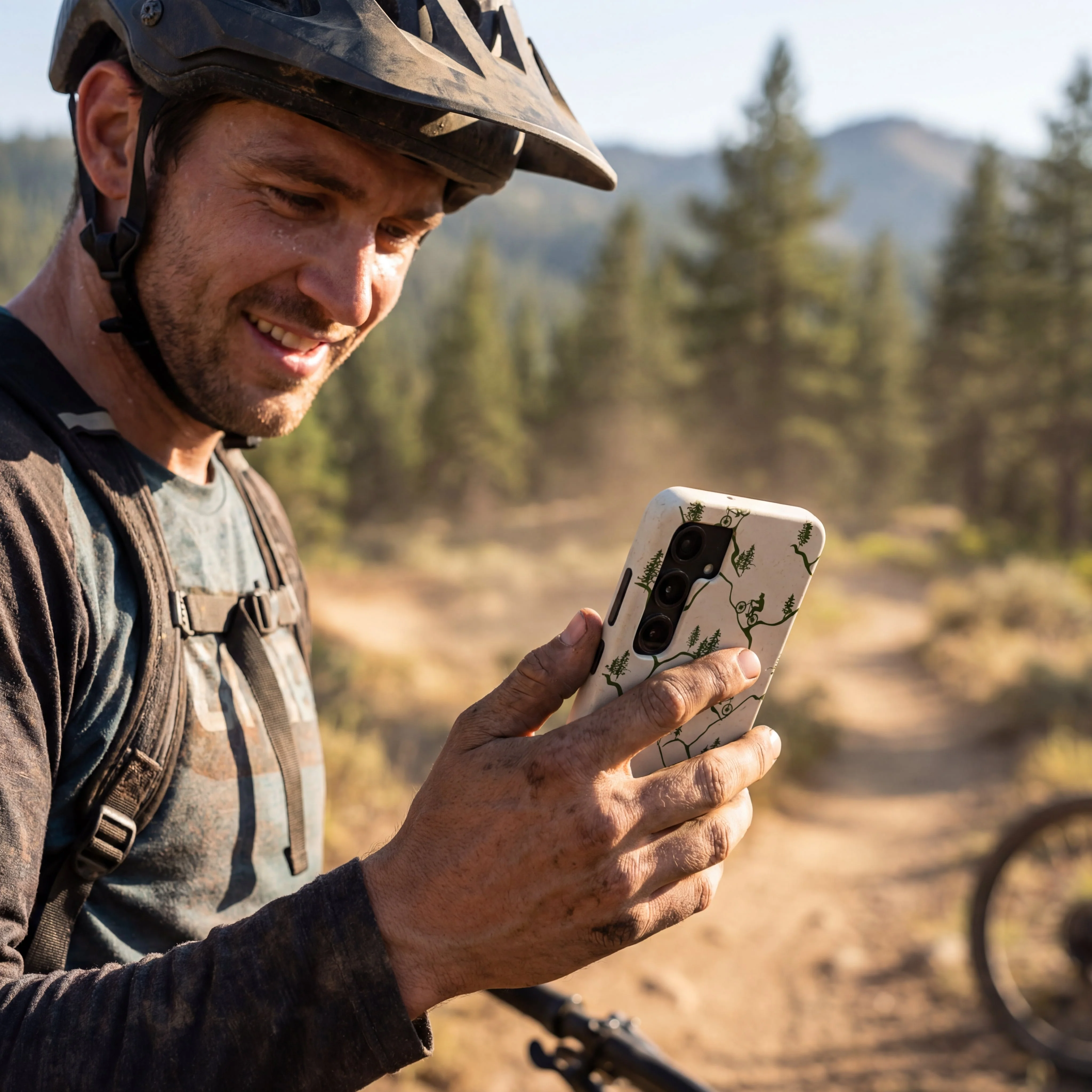 London Fog Bike Trek MTBCO Samsung Galaxy S24 Ultra Case - Image 2