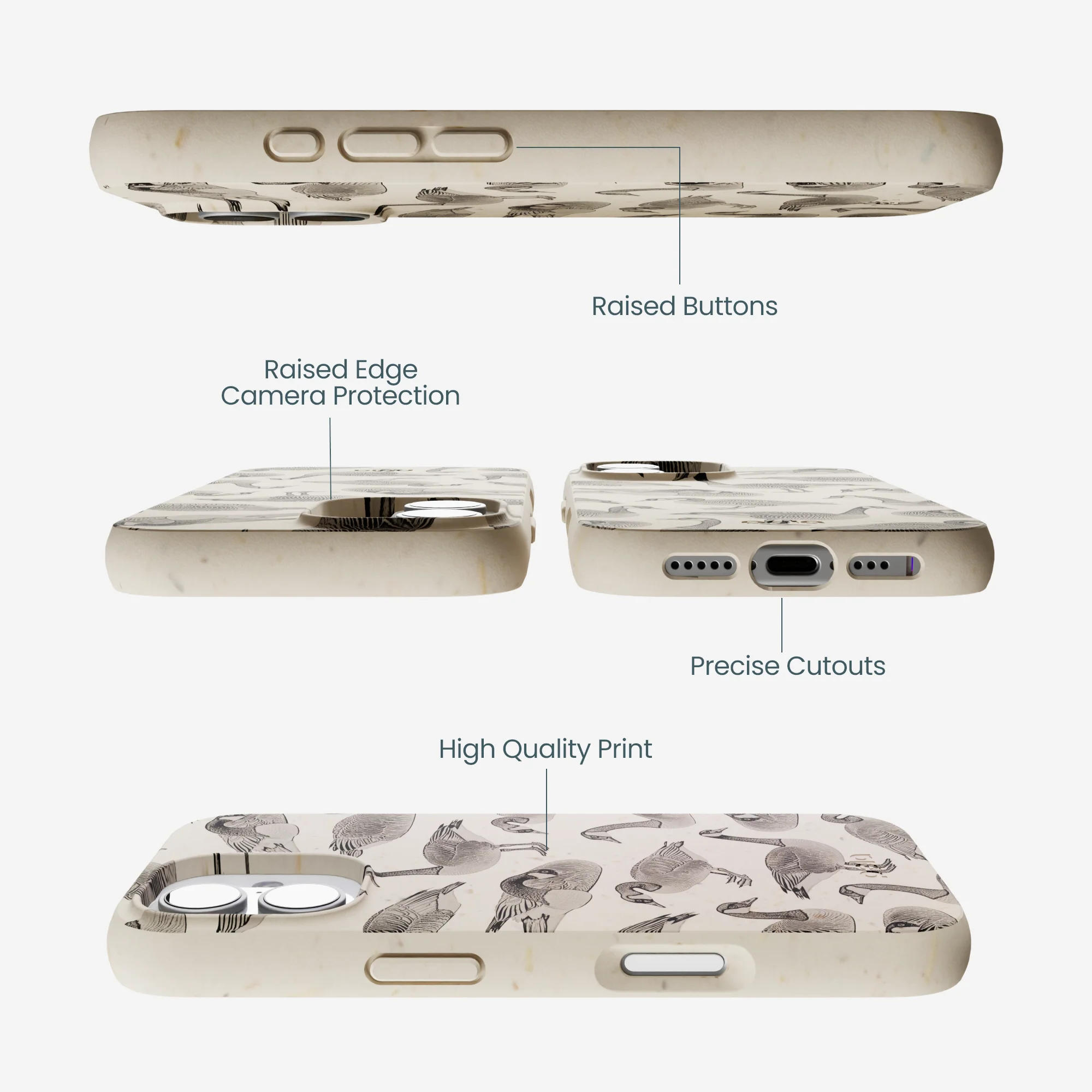 London Fog Canadian Geese iPhone 17 Case - Image 2