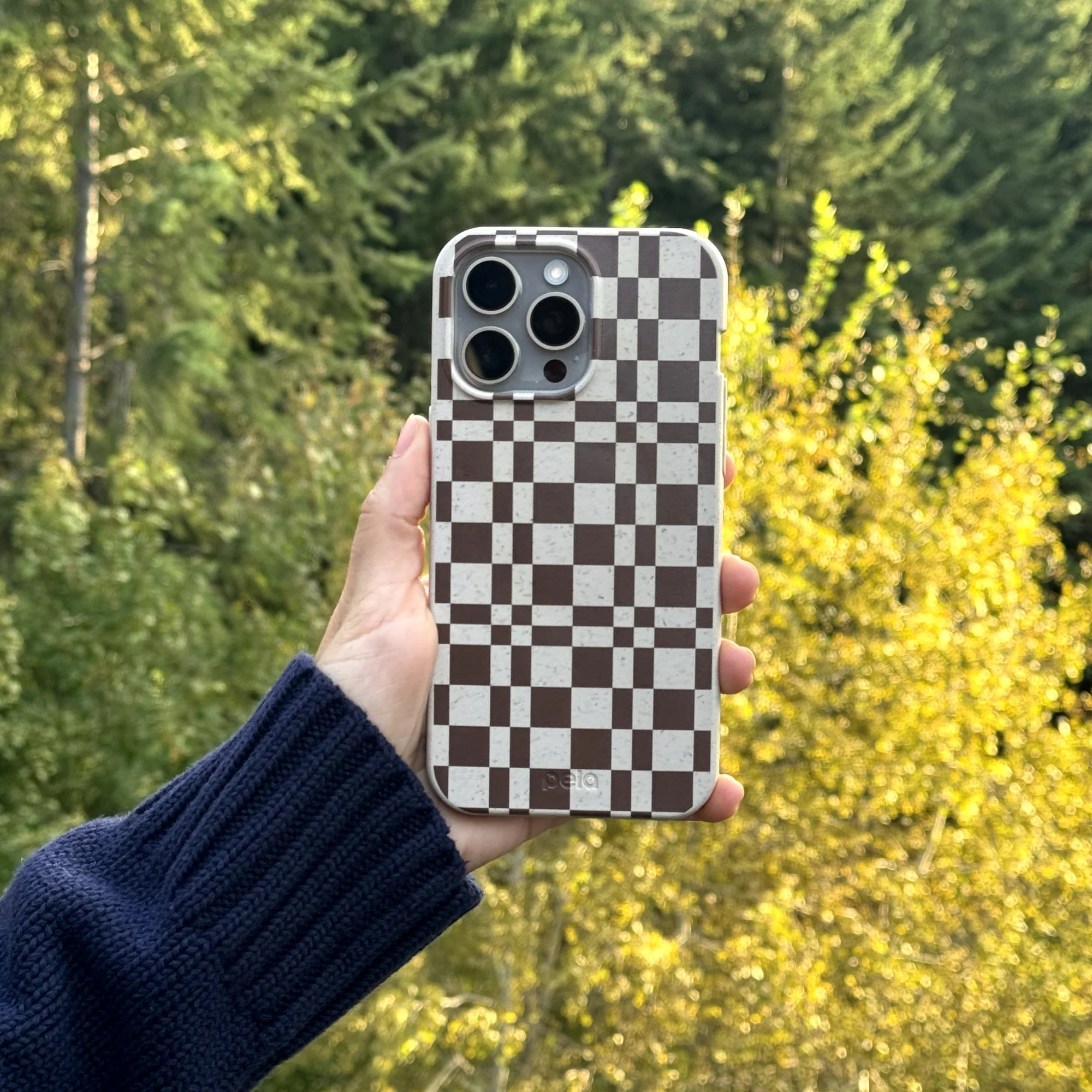 London Fog Chestnut Checkers Google Pixel 10a Case - Image 2