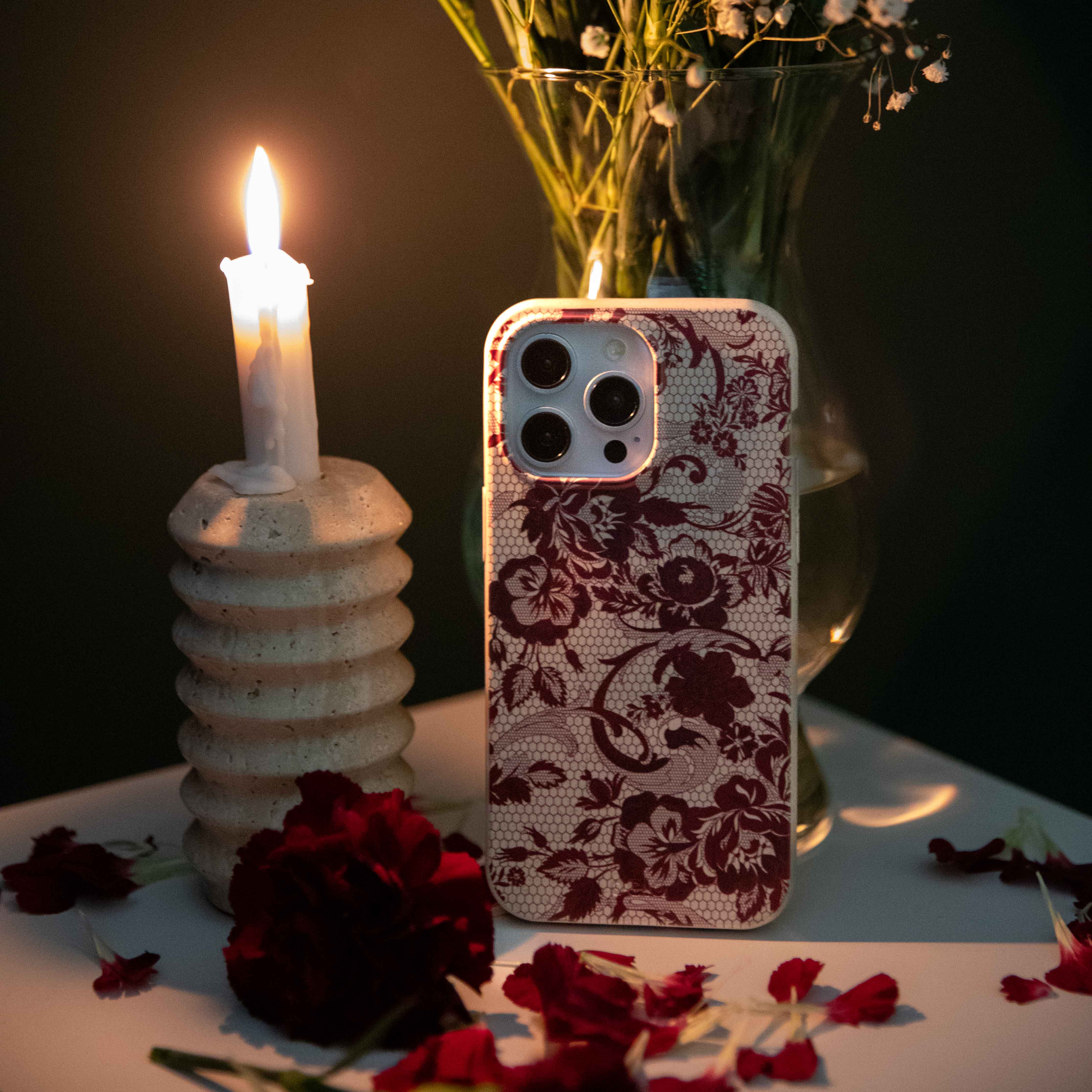 London Fog Crimson Veil iPhone 12 Mini Case - Image 2