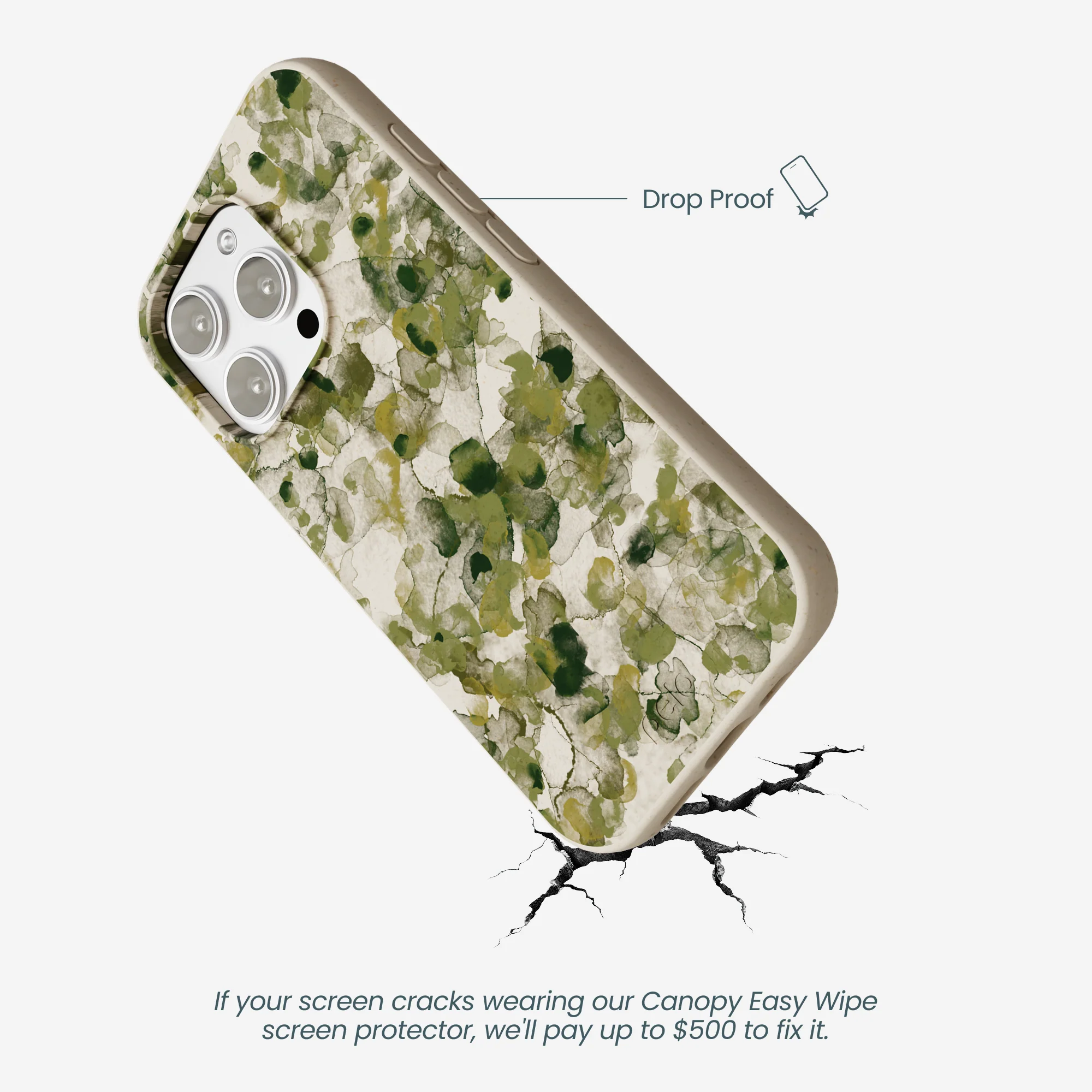 London Fog Foliage Camo iPhone 16 Pro Max Case - Image 5