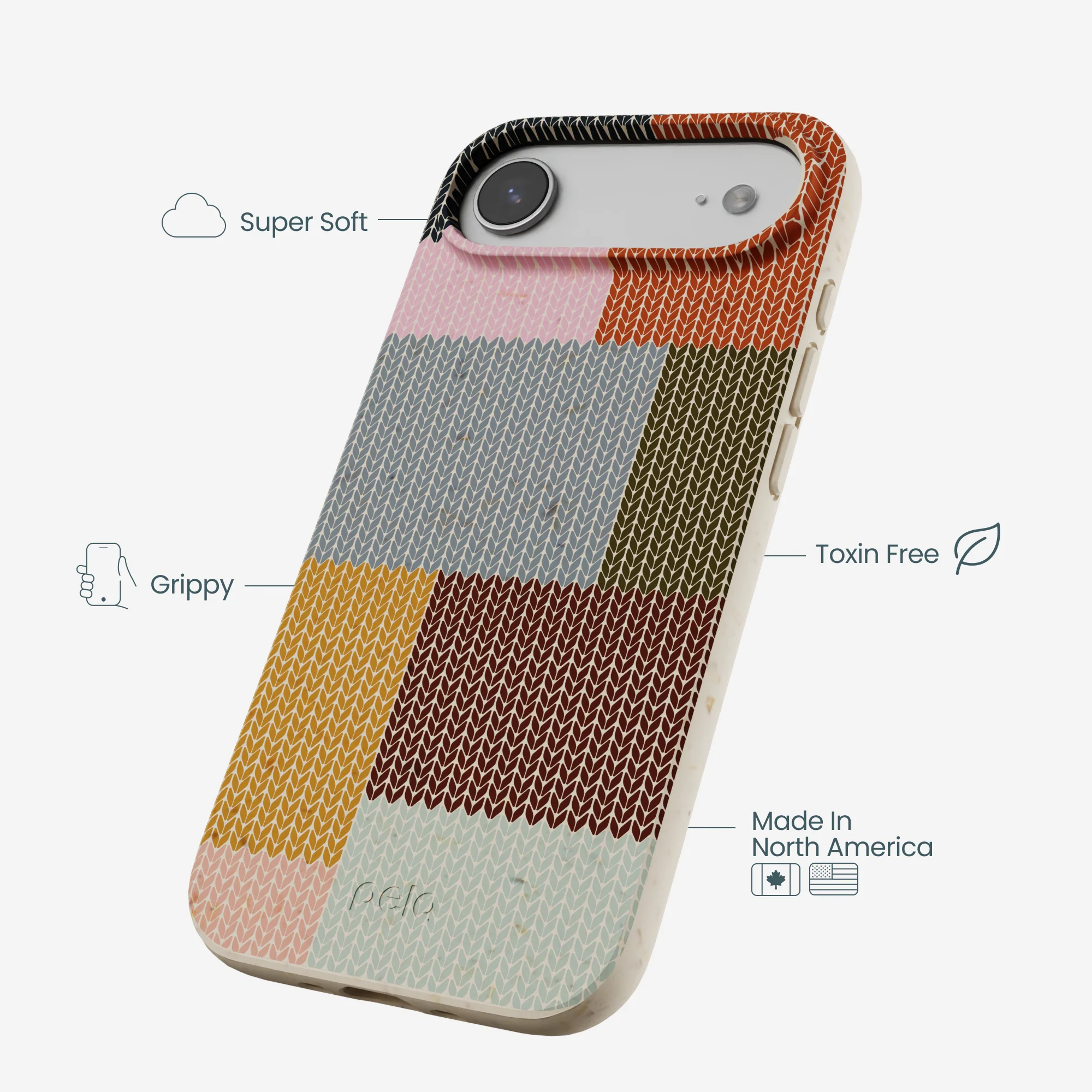 London Fog Knitted Patchwork iPhone Air Case - Image 3