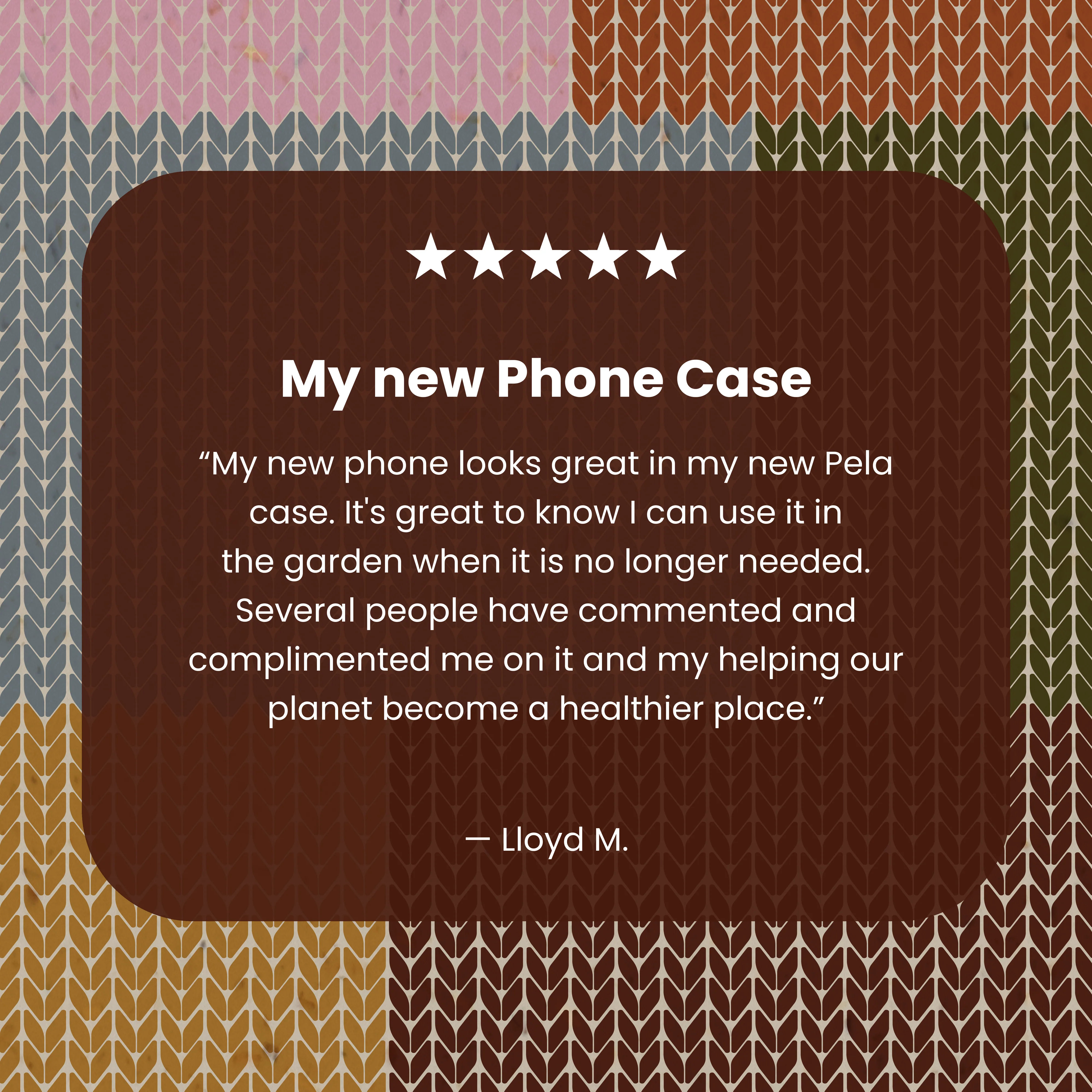 London Fog Knitted Patchwork iPhone 16 Case - Image 4