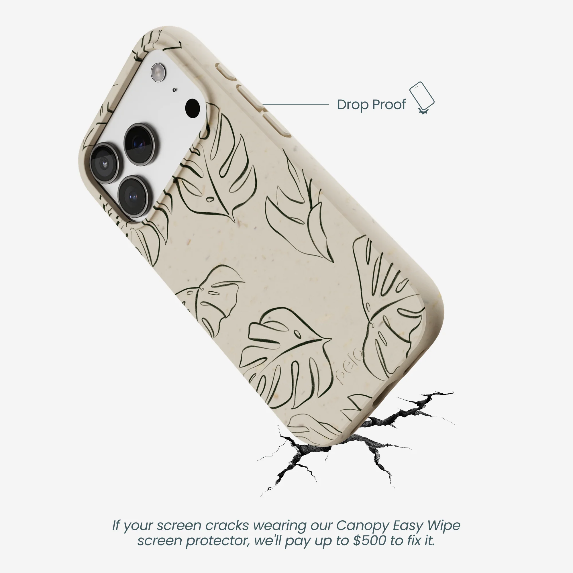 London Fog Leaf Lines iPhone 17 Pro Case - Image 5