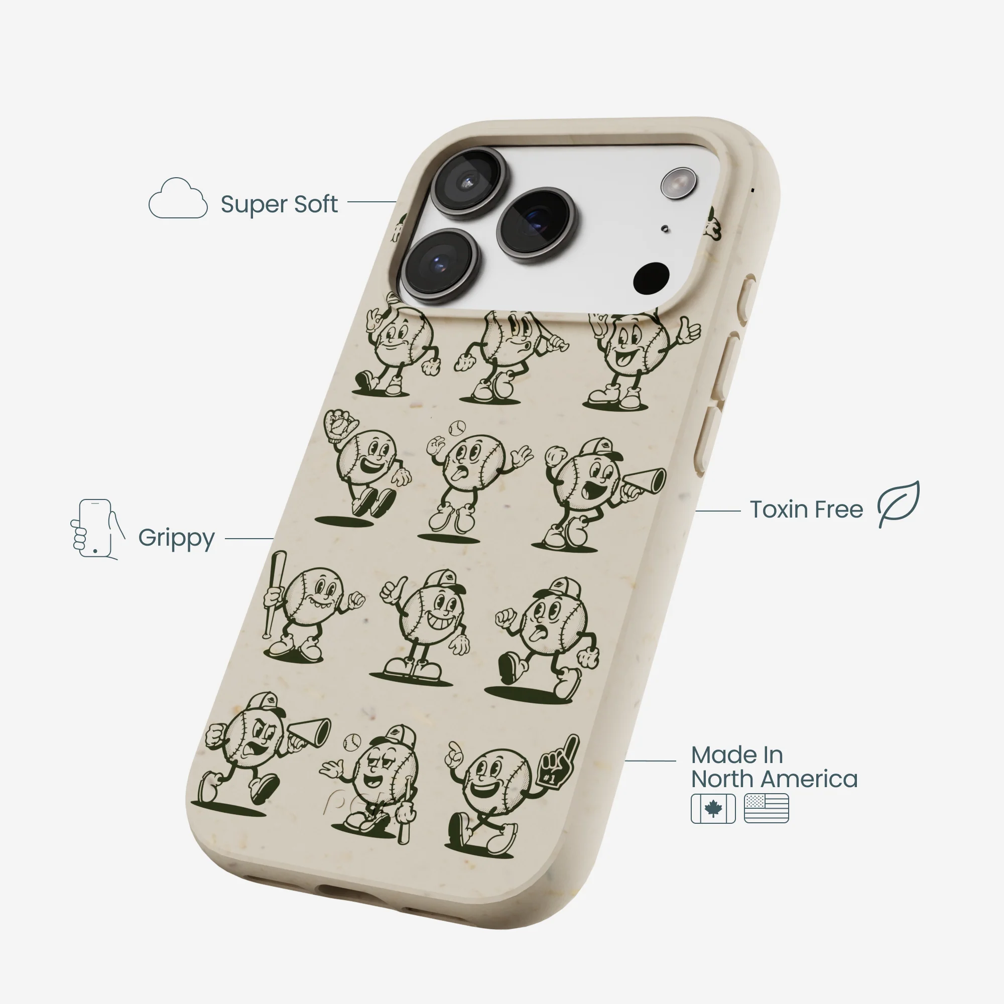 London Fog Lets Play Ball iPhone 17 Pro Case - Image 4
