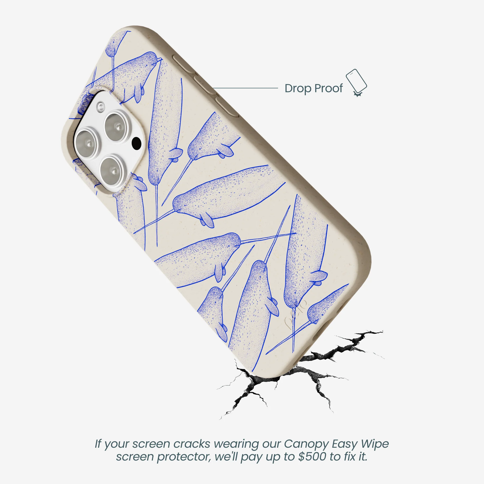 London Fog Magical Narwhal iPhone 16 Pro Max Case - Image 5