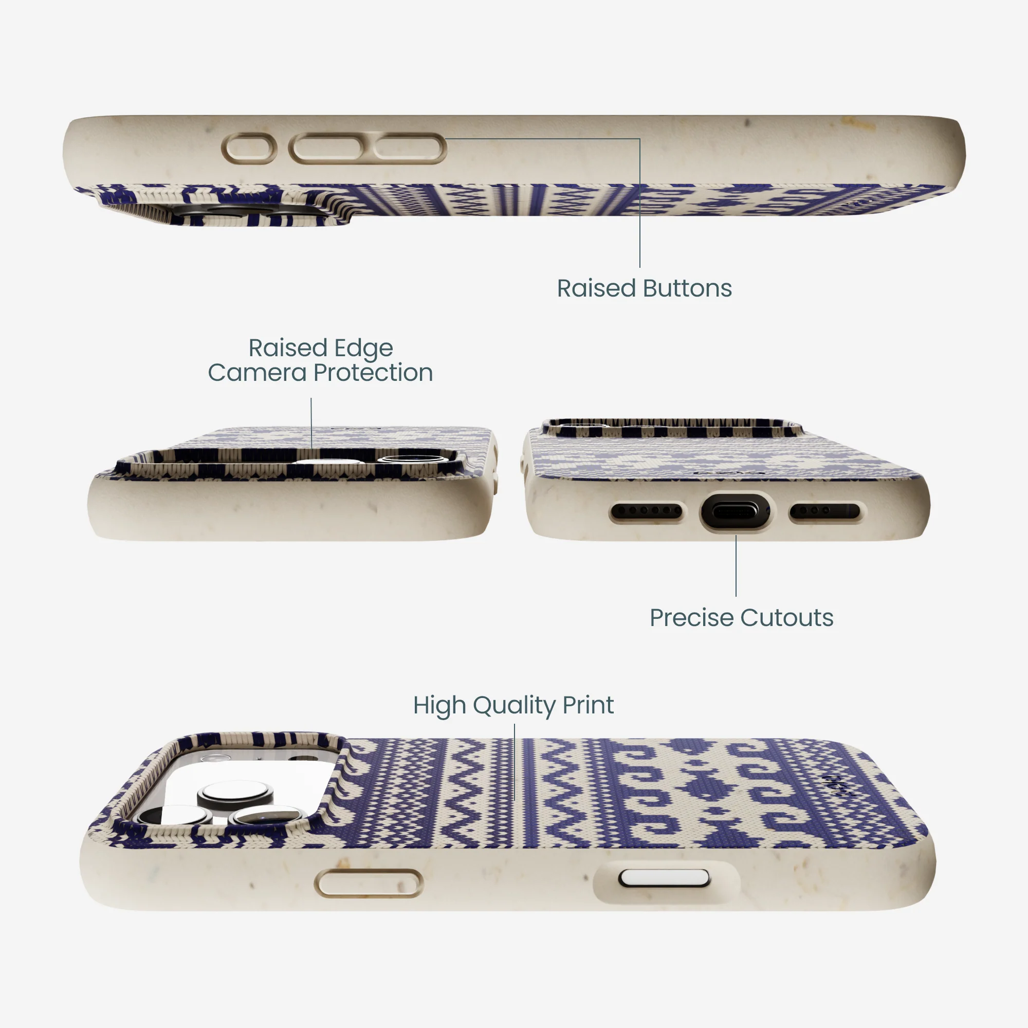 London Fog Ocean Knit iPhone 17 Pro Max Case - Image 3