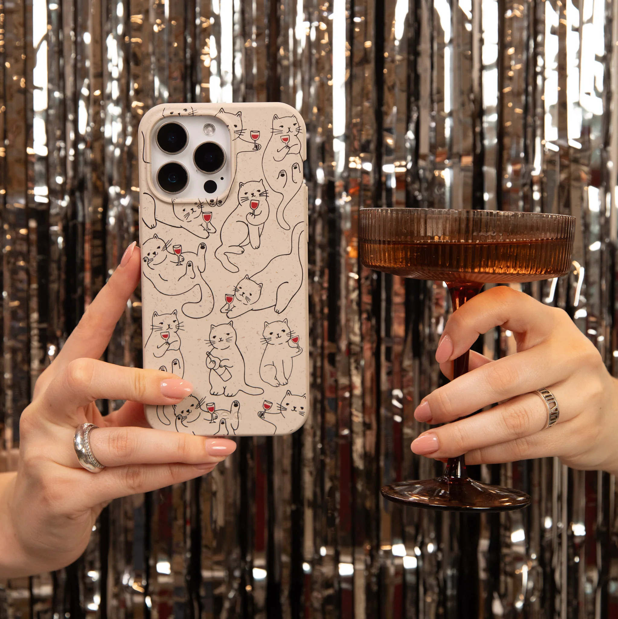 London Fog Purr and Pour iPhone 16 Plus Case - Image 6