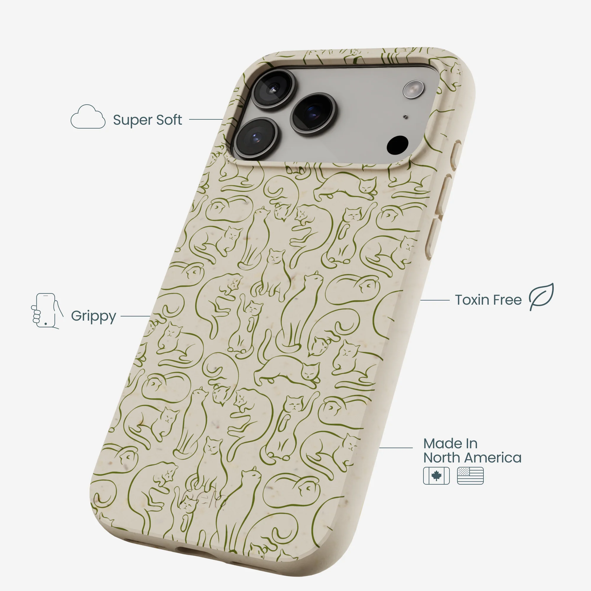 London Fog Say Meow iPhone 17 Pro Max Case - Image 3