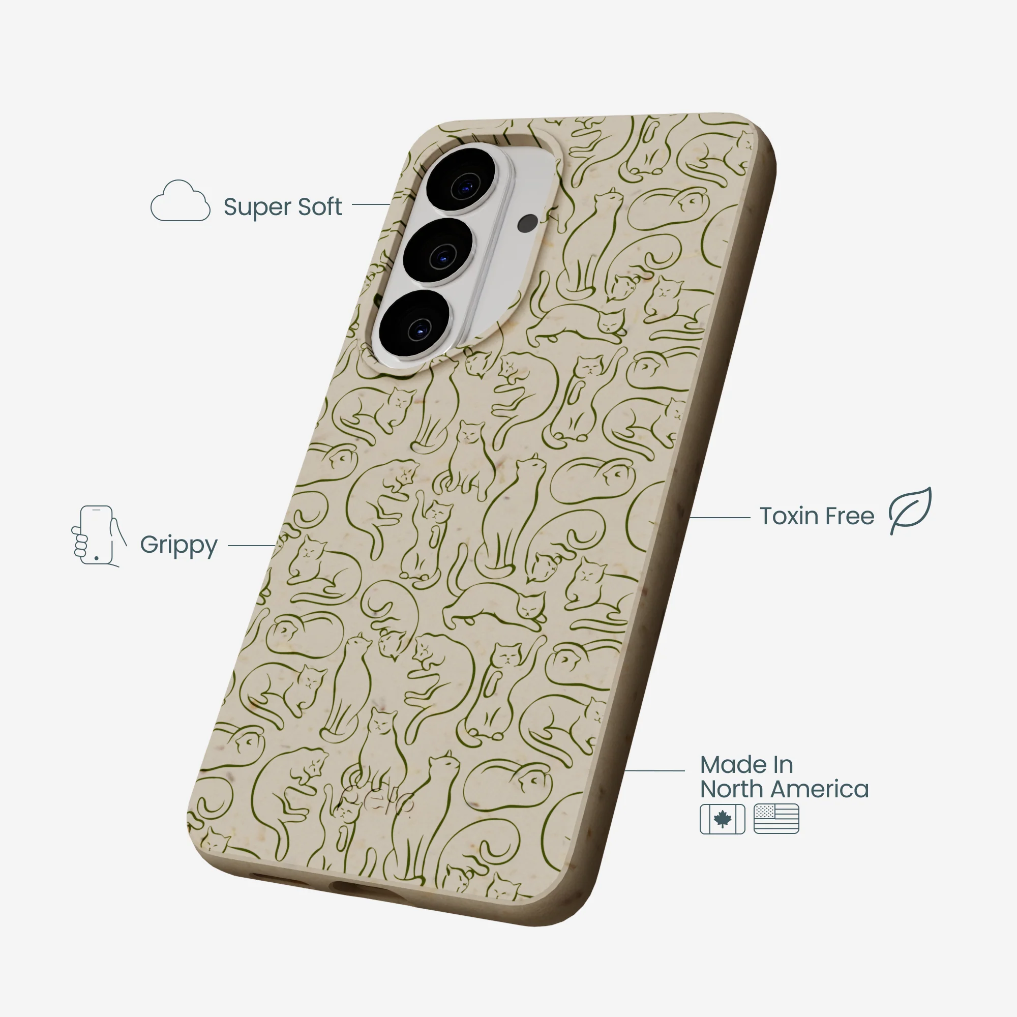 London Fog Say Meow Samsung Galaxy S26 Case - Image 3