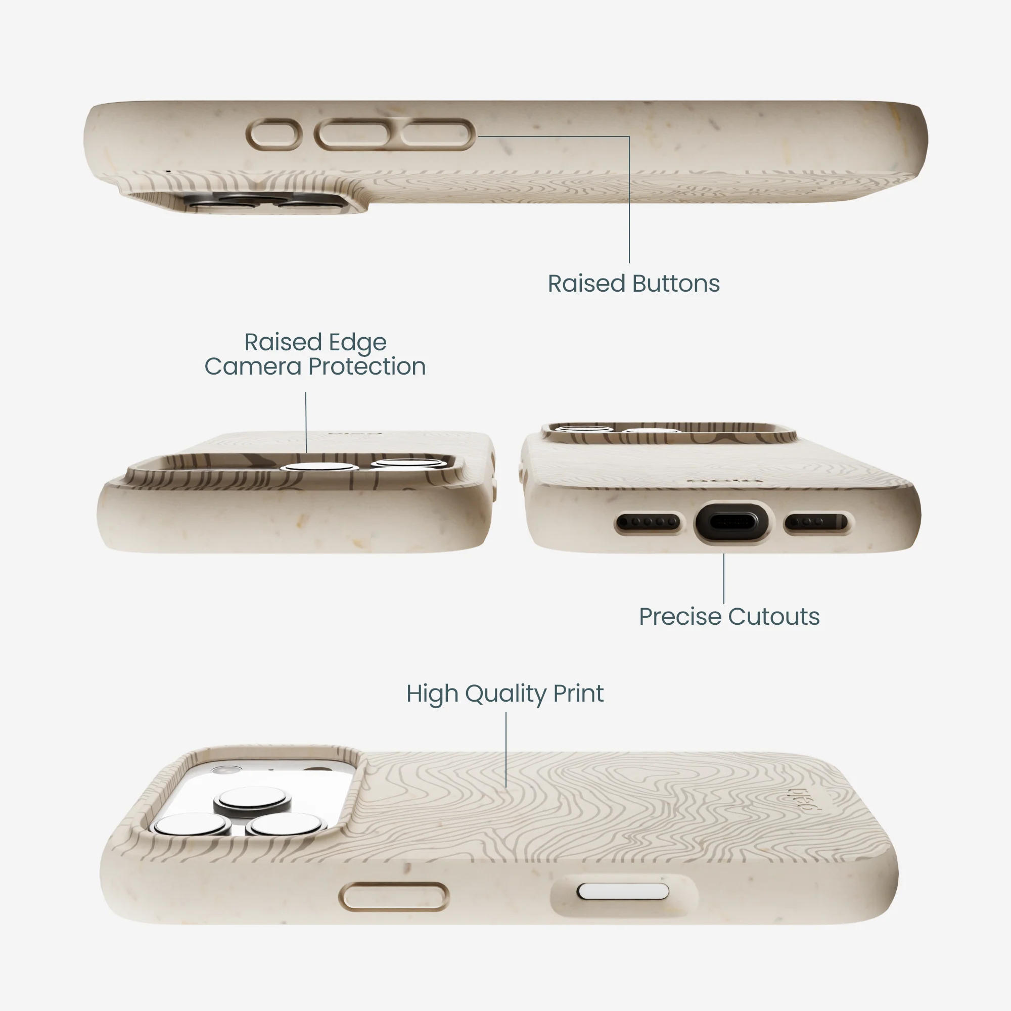 London Fog Trail Lines iPhone 17 Pro Case - Image 3