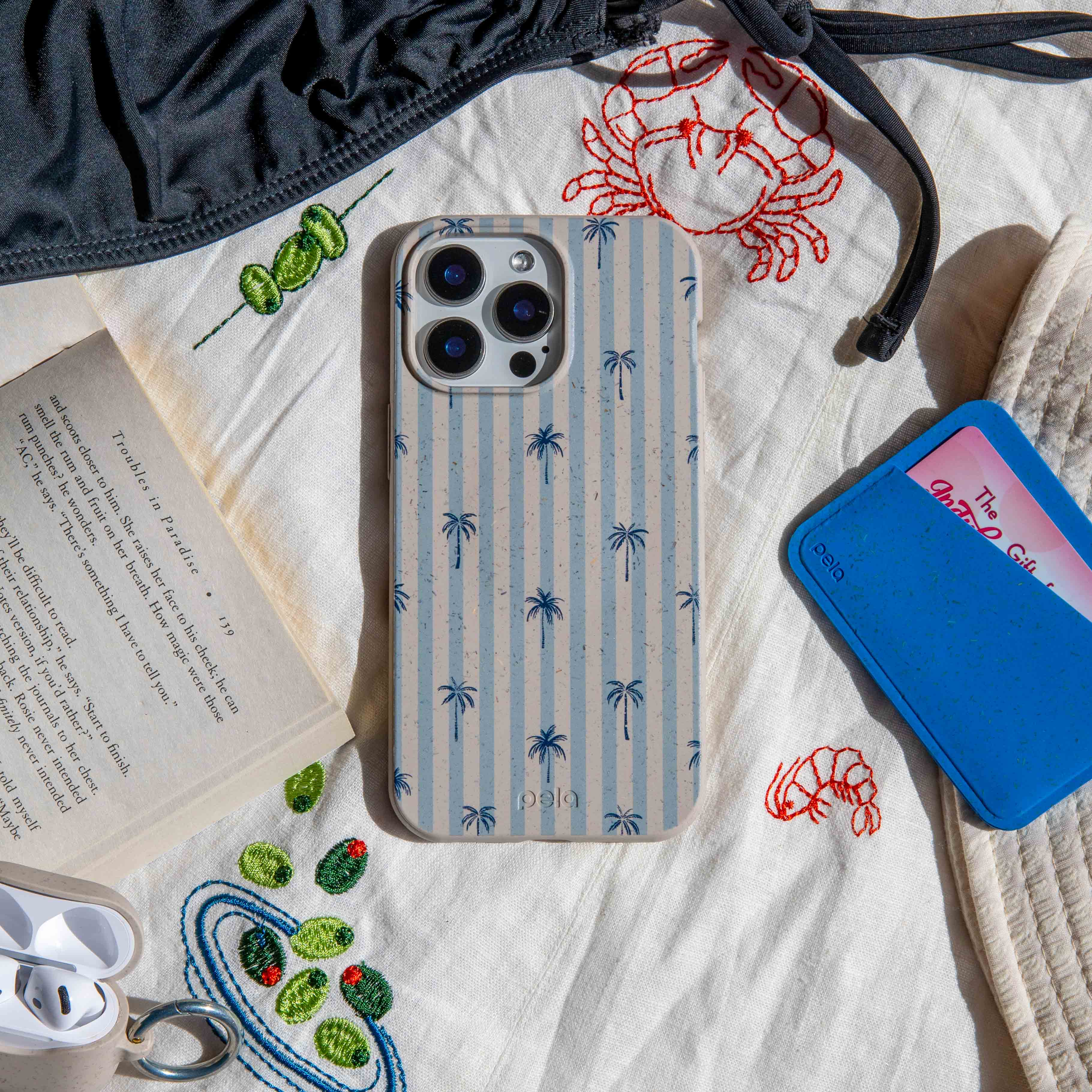London Fog Tropical Stripes iPhone 14 Plus Case - Image 6