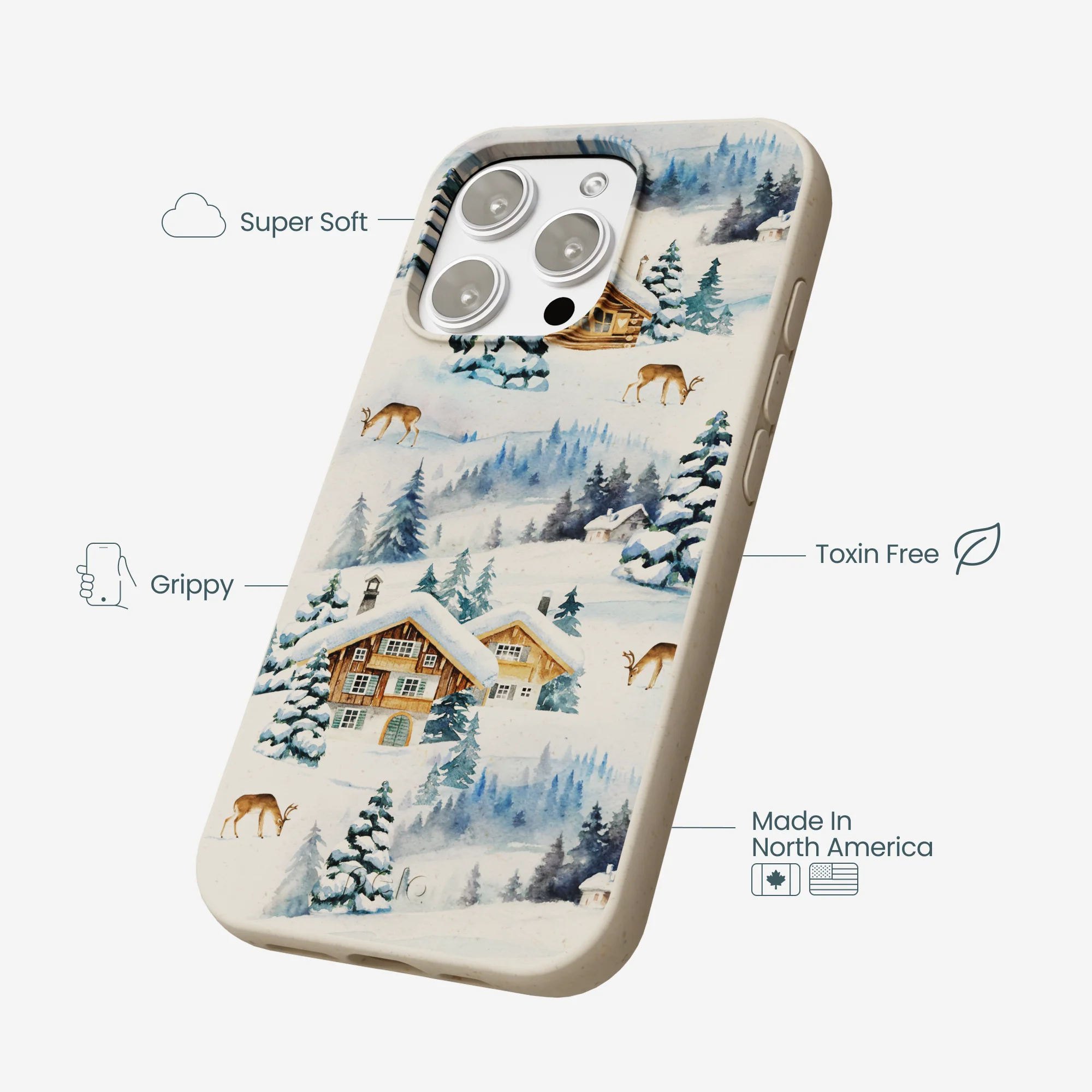 London Fog Whitetail Winter iPhone 16 Pro Max Case - Image 4