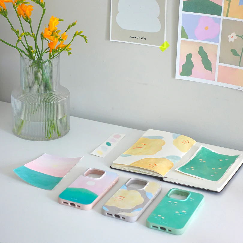 London Fog Yellow Flowers iPhone 14 Plus Case - Image 5