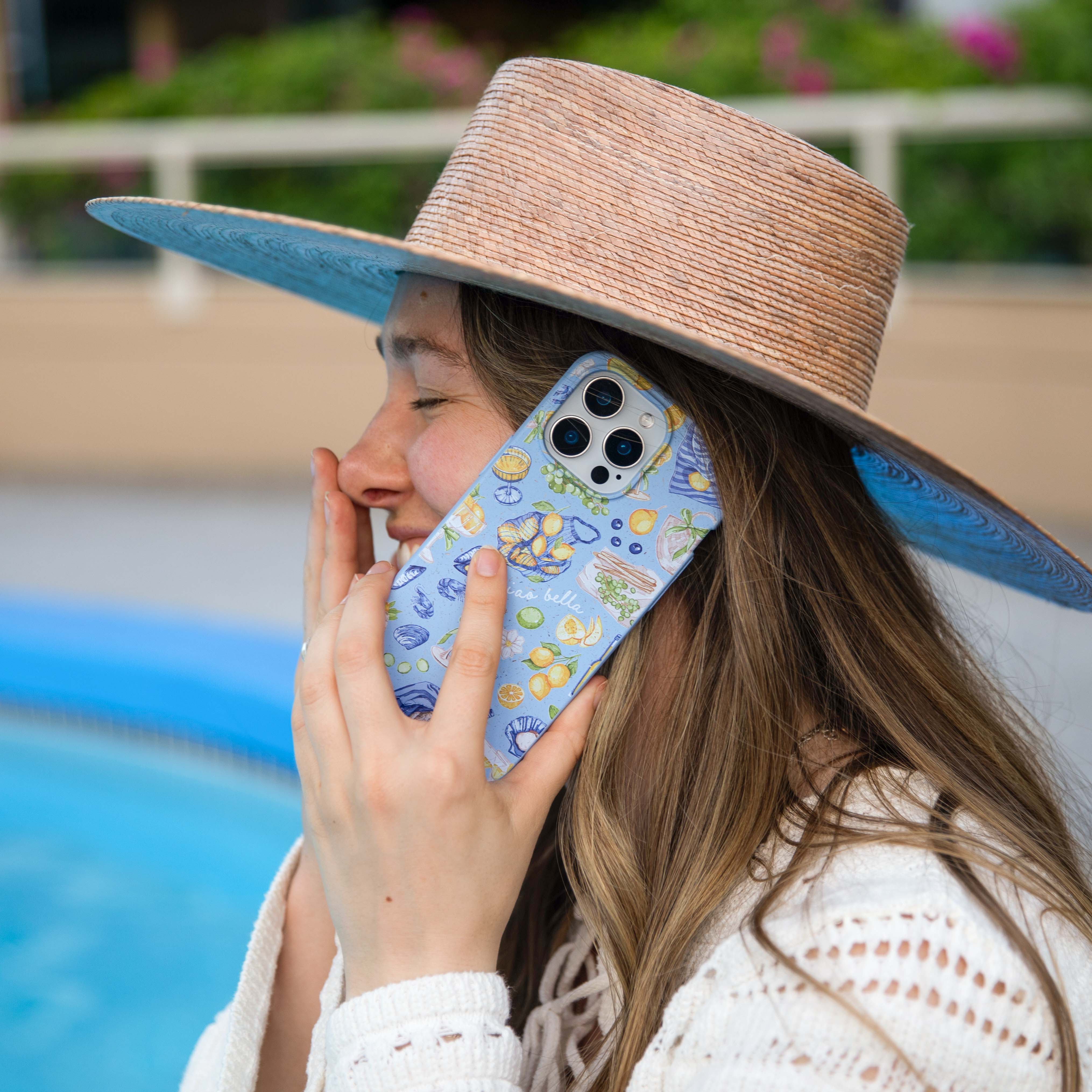Powder Blue Ciao Bella iPhone 12/ iPhone 12 Pro Case - Image 2