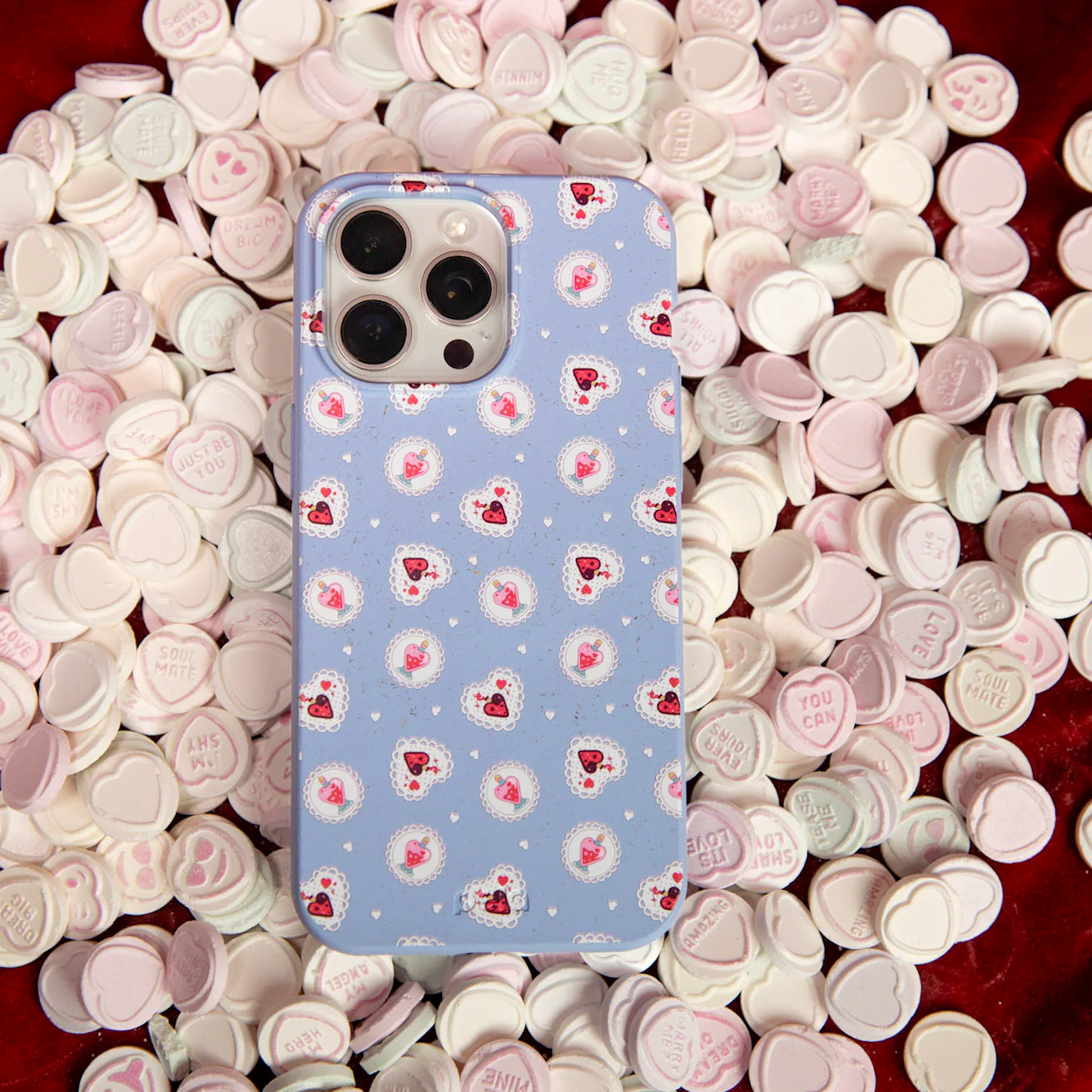 Powder Blue Love Potion Google Pixel 8a Case - Image 2
