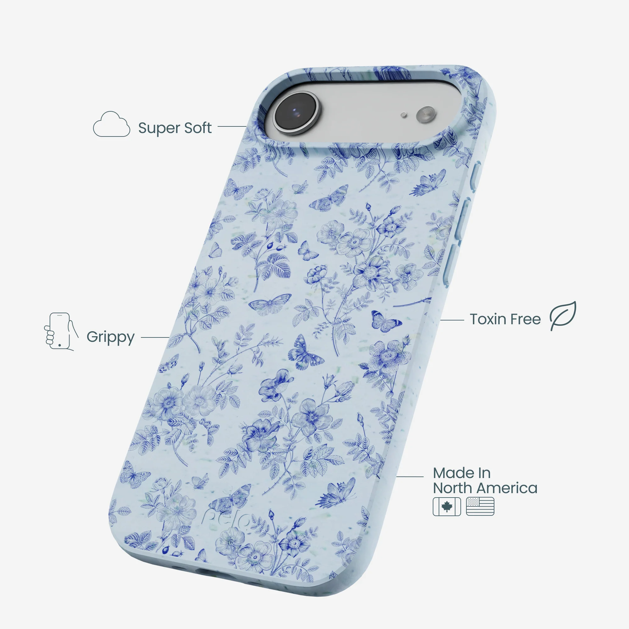 Powder Blue Porcelain iPhone Air Case - Image 4