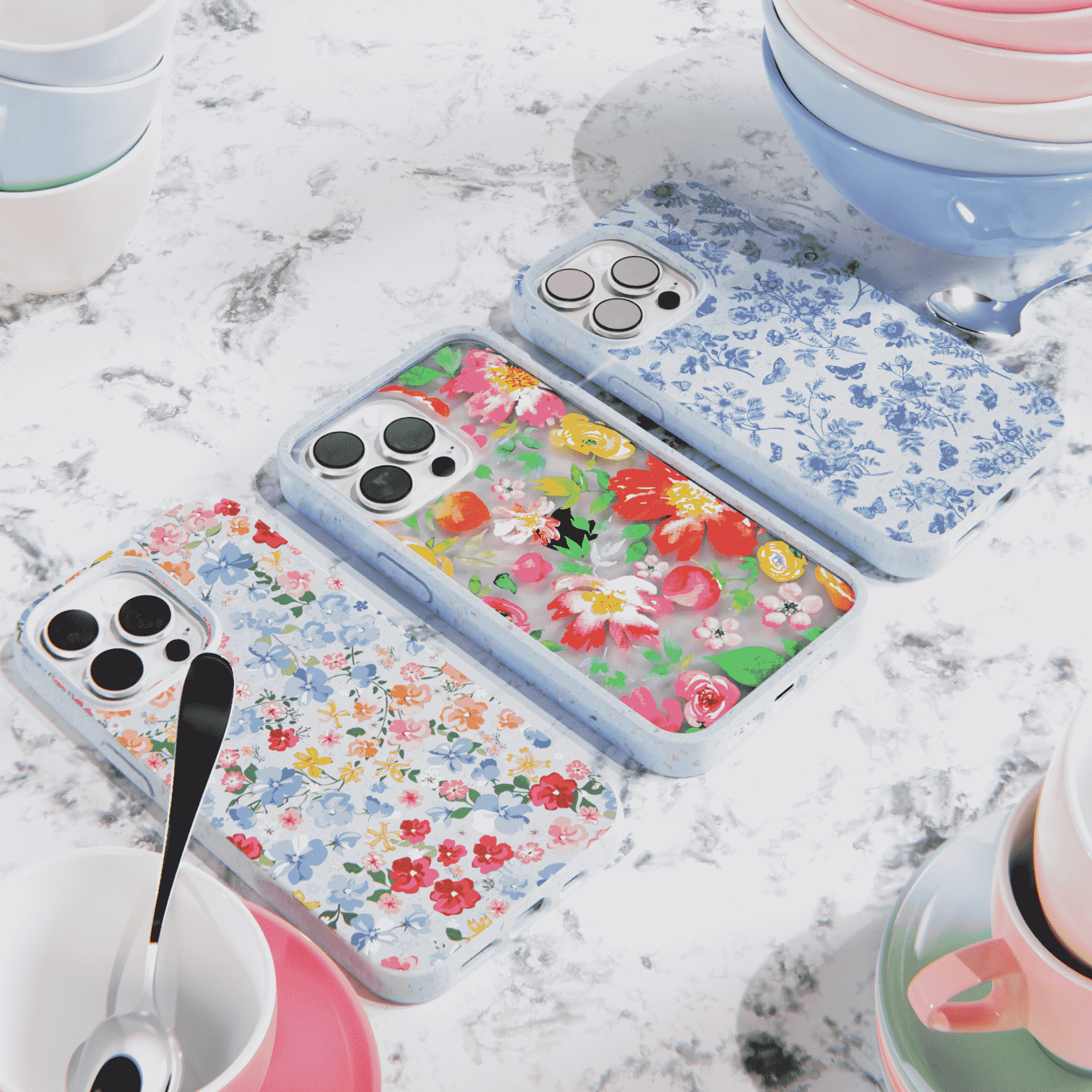 Powder Blue Porcelain iPhone Air Case - Image 9