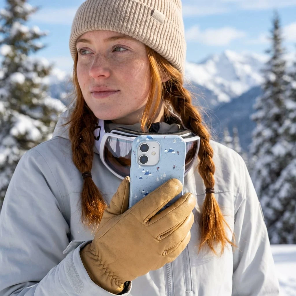 Powder Blue Ski Pass iPhone 17 Case - Image 2