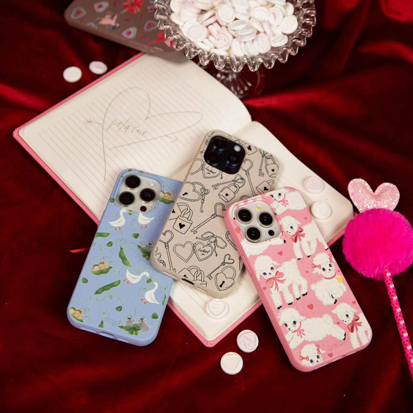 Powder Blue Two Peas in a Pod Google Pixel 10a Case - Image 7