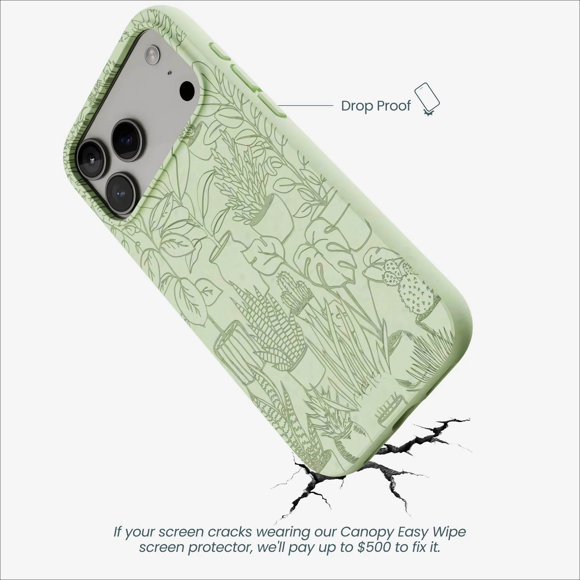 Sage Green Green Oasis iPhone 17 Pro Max Case - Image 5