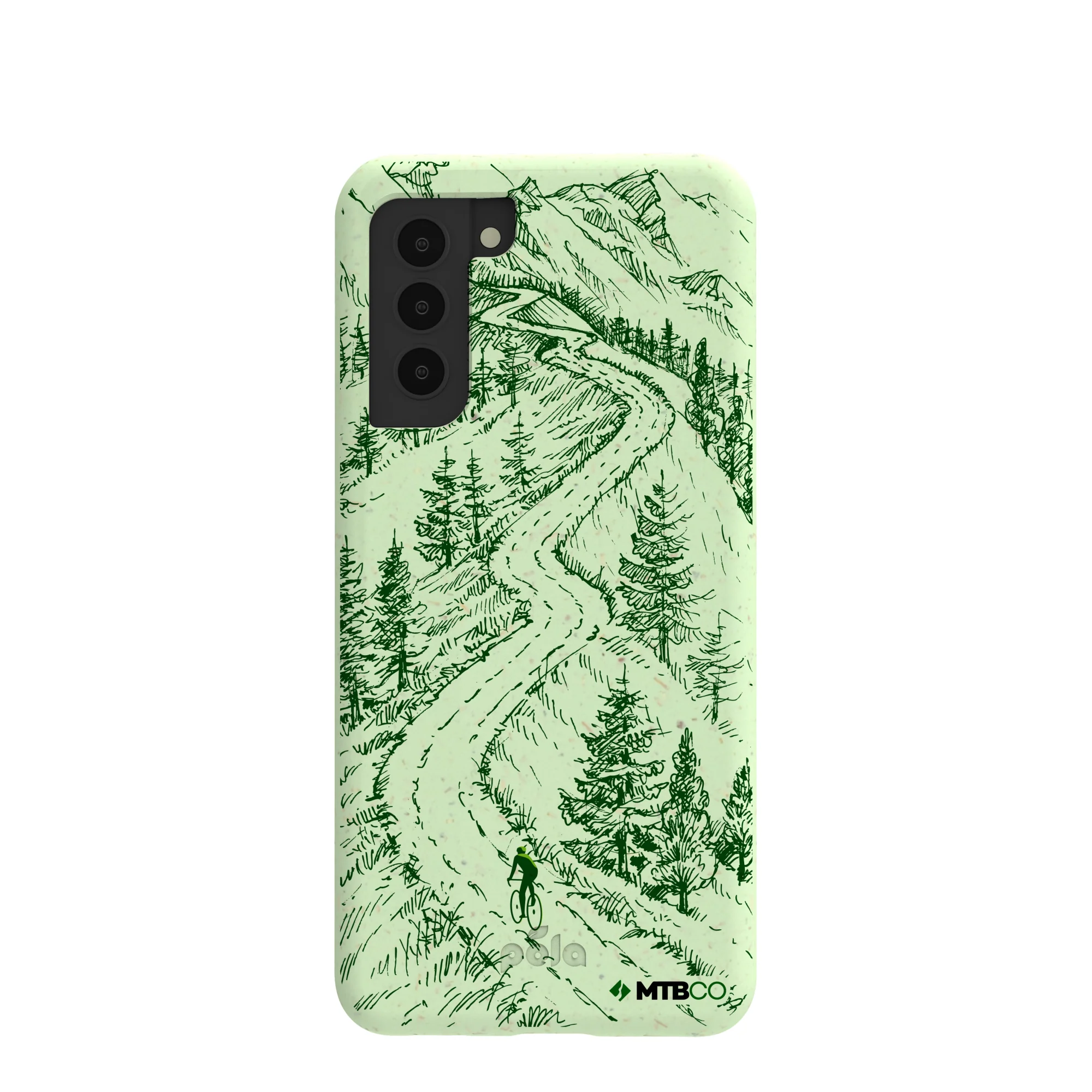 Sage Green Into the Mountains MTBCO Samsung Galaxy S21 Case