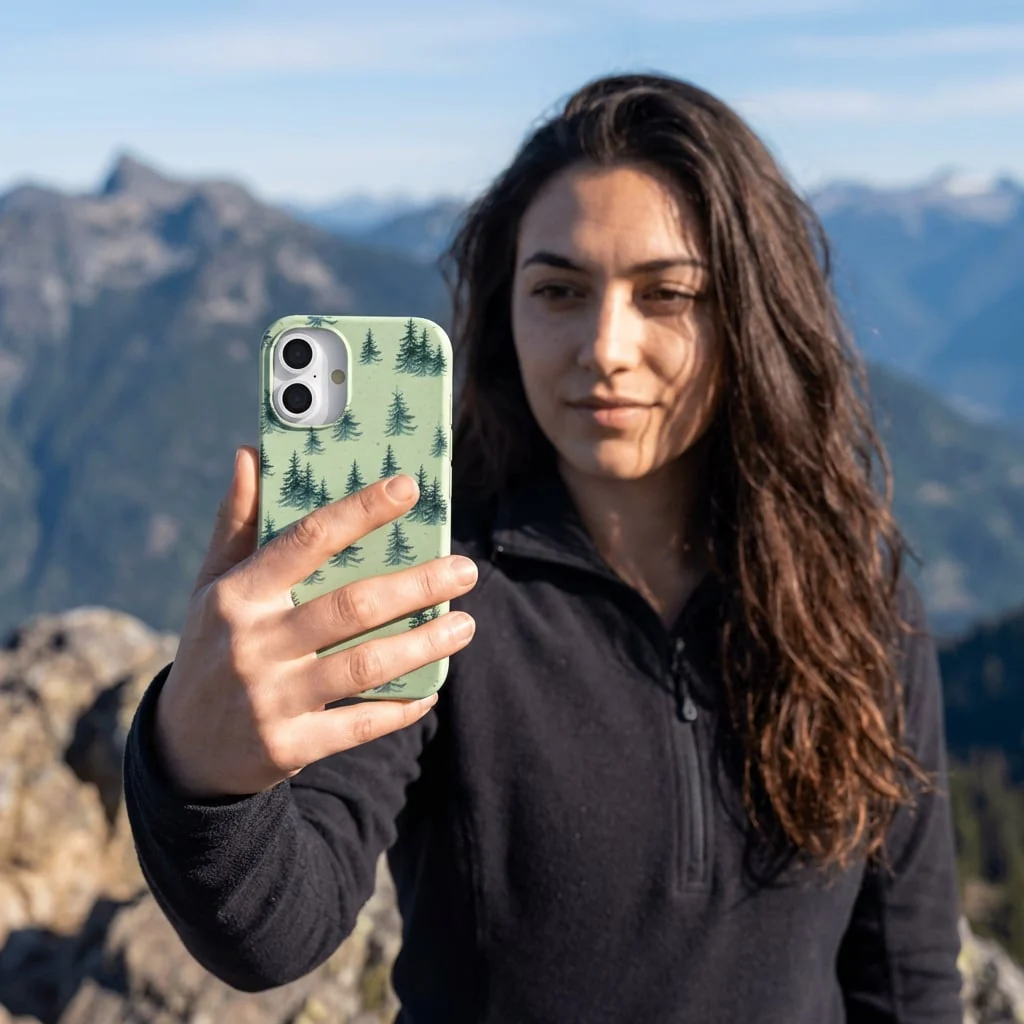 Sage Green Pine Season iPhone 16 Pro Case - Image 2