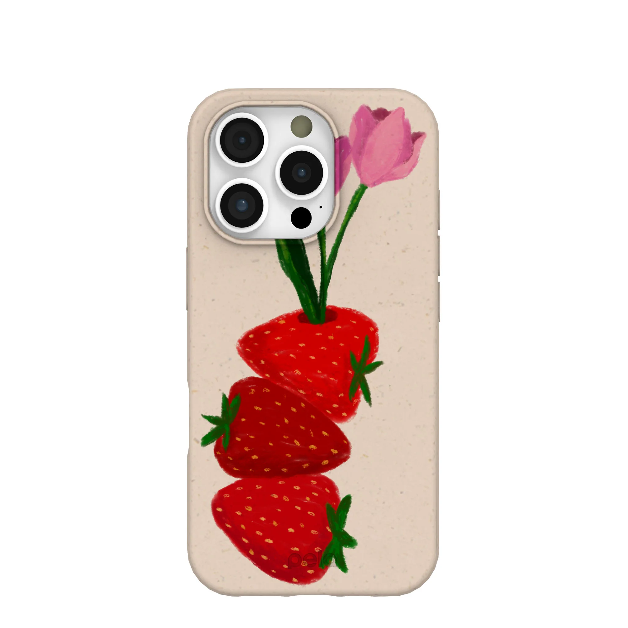 Seashell Berry Bloom iPhone 16 Pro Case