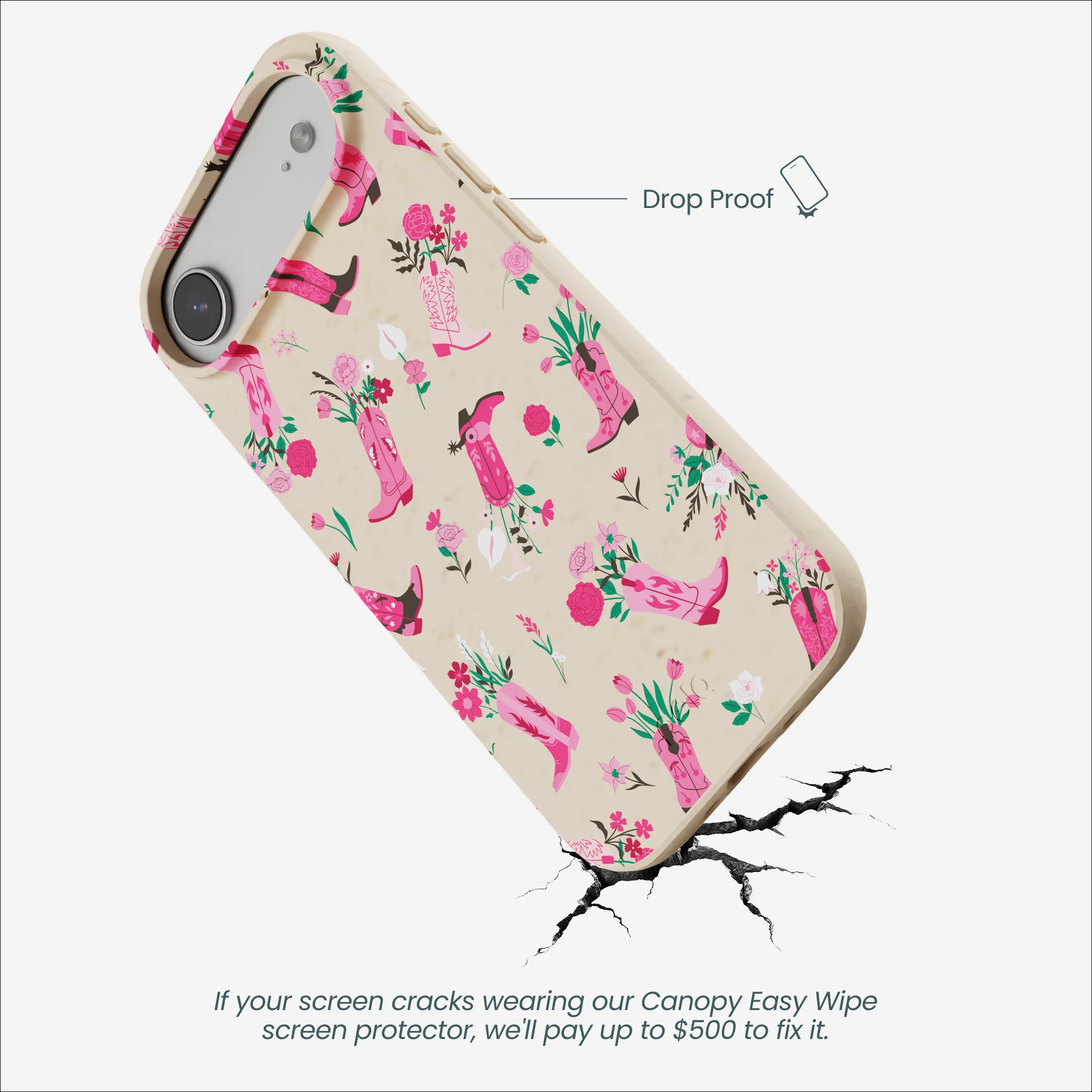 Seashell Boots N Flowers iPhone Air Case - Image 5