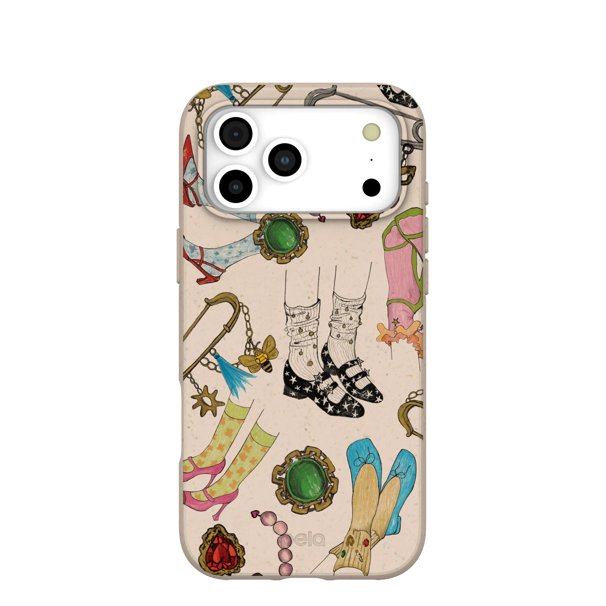 Seashell Brooch Parade iPhone 17 Pro Max Case