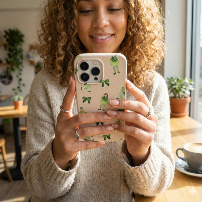 Seashell Cabbage Kids iPhone 14 Plus Case - Image 6