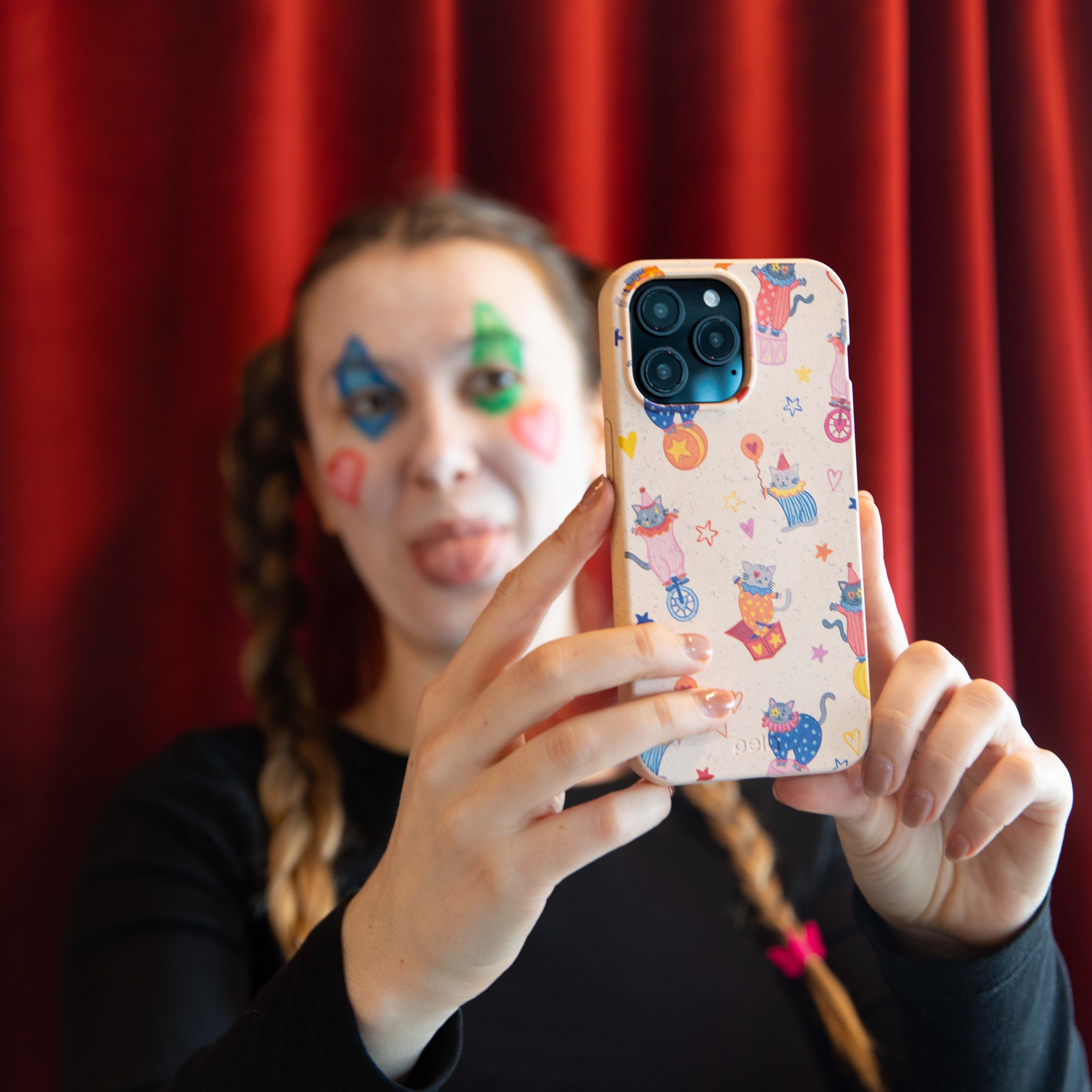 Seashell Cat Clowns iPhone XR Case - Image 5