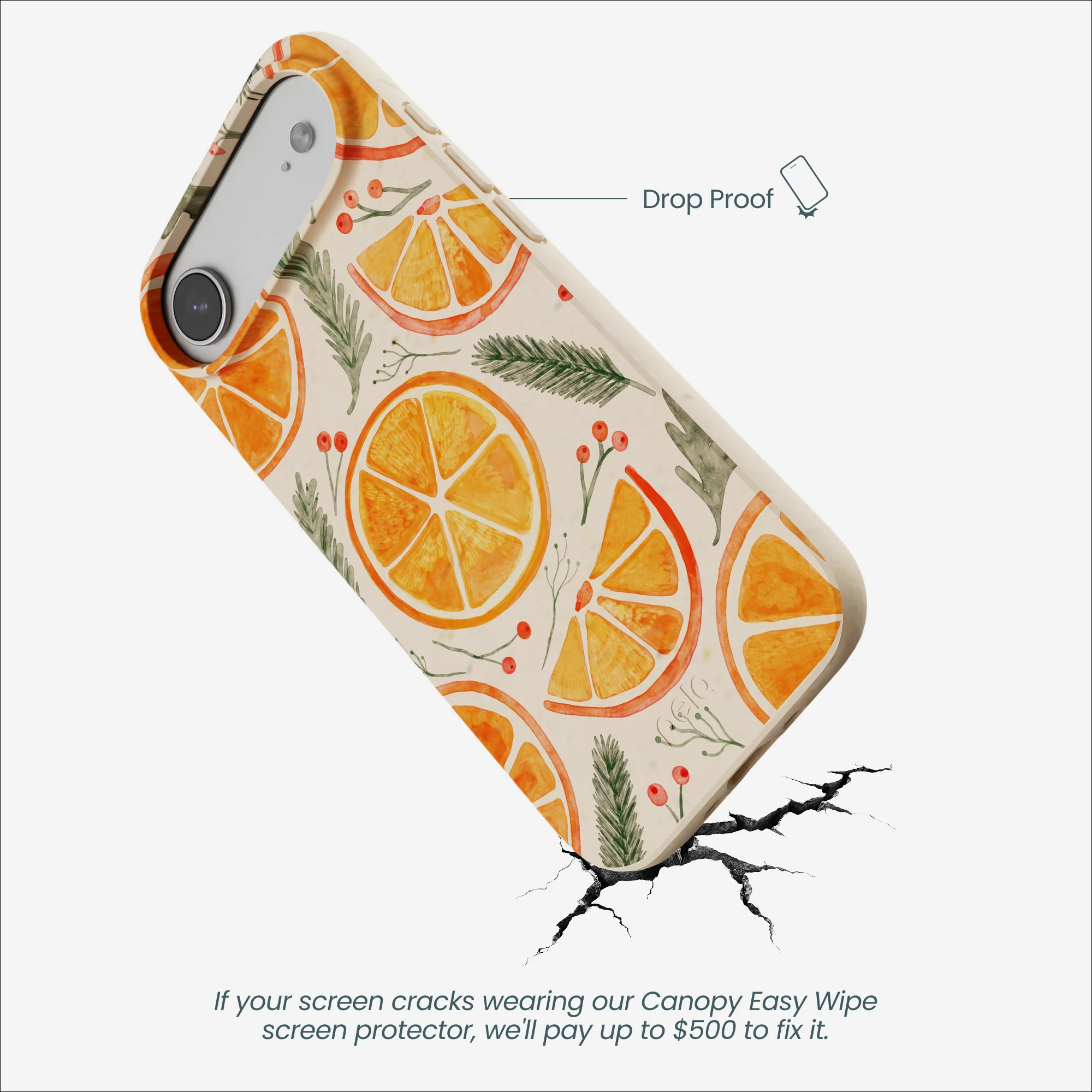 Seashell Citrus Cheer iPhone Air Case - Image 5