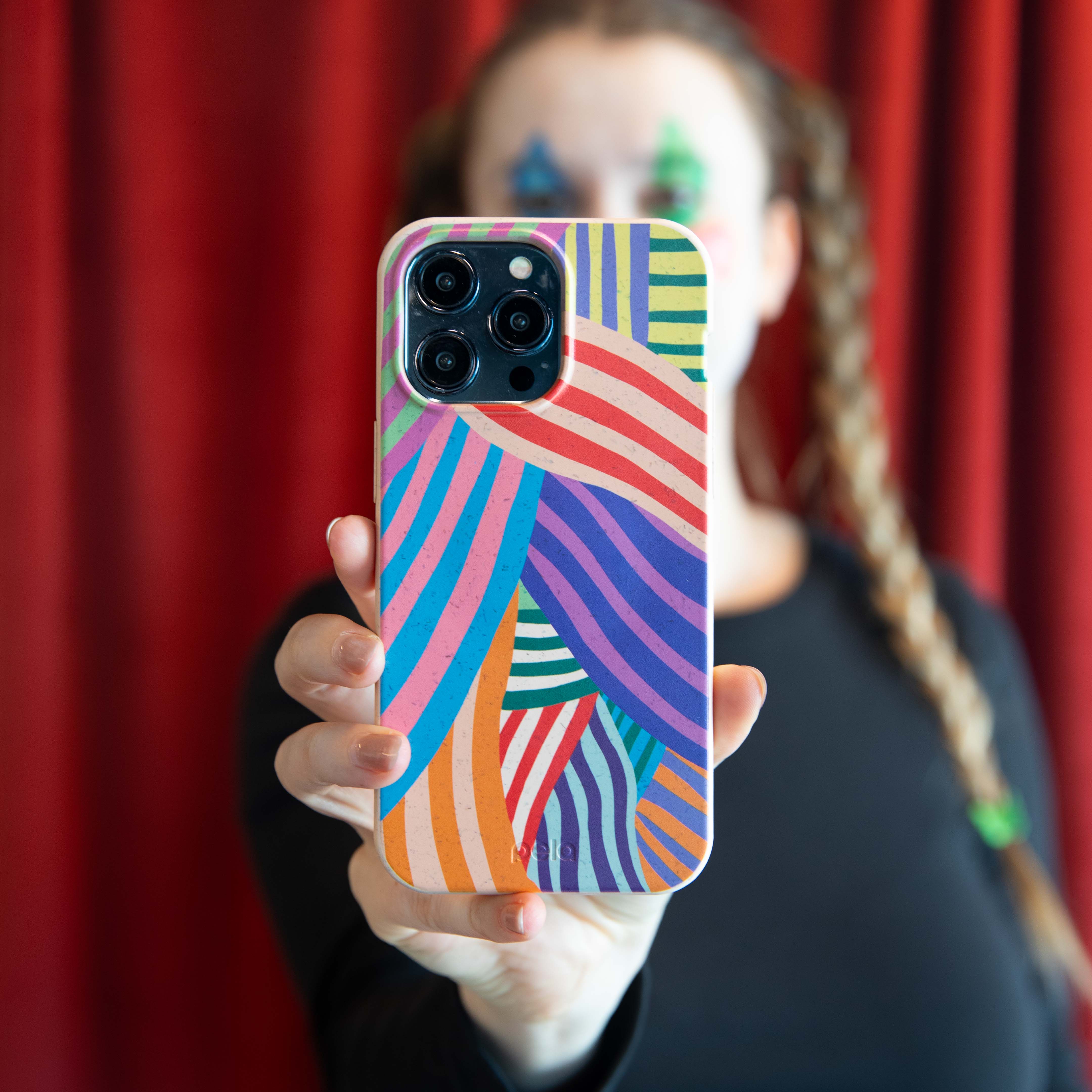 Seashell Clownish Stripes Google Pixel 6a Case - Image 2