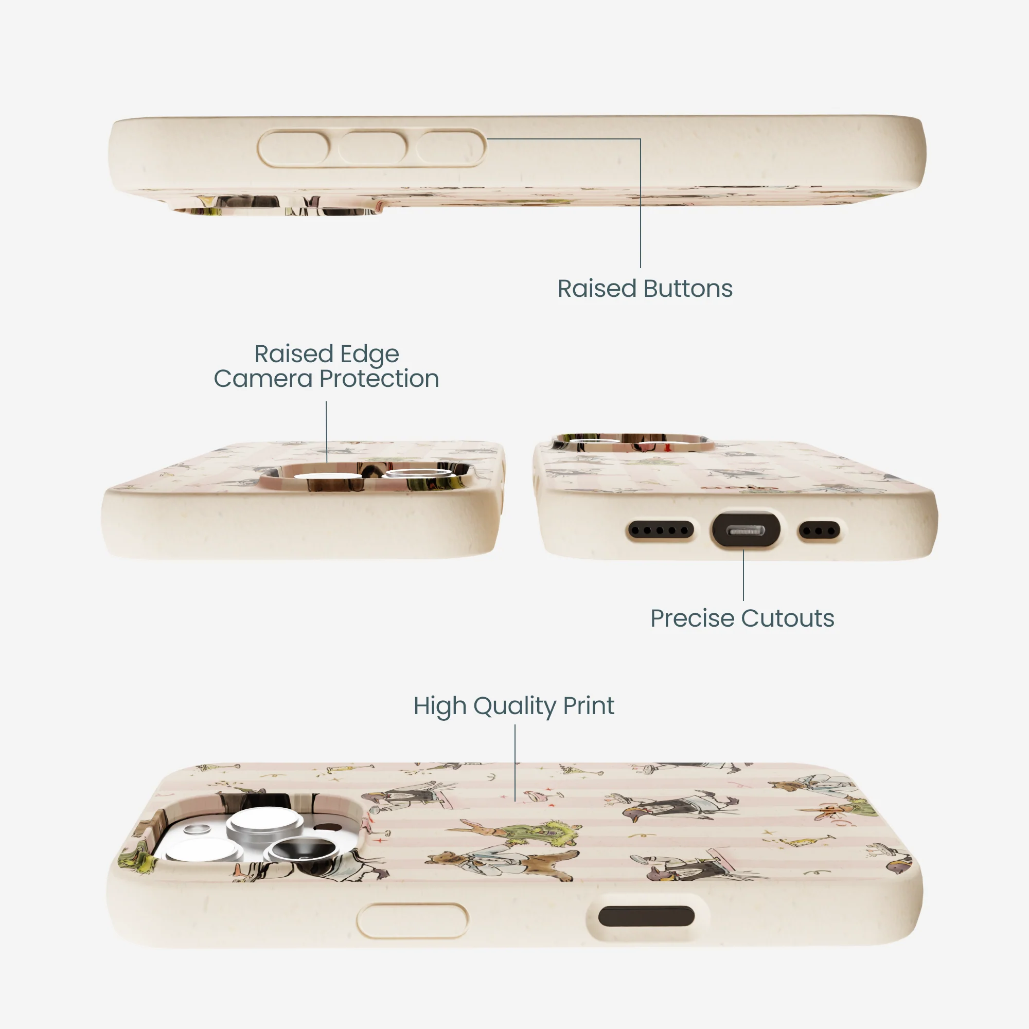Seashell Cocktail Cabana iPhone 16 Pro Max Case - Image 3
