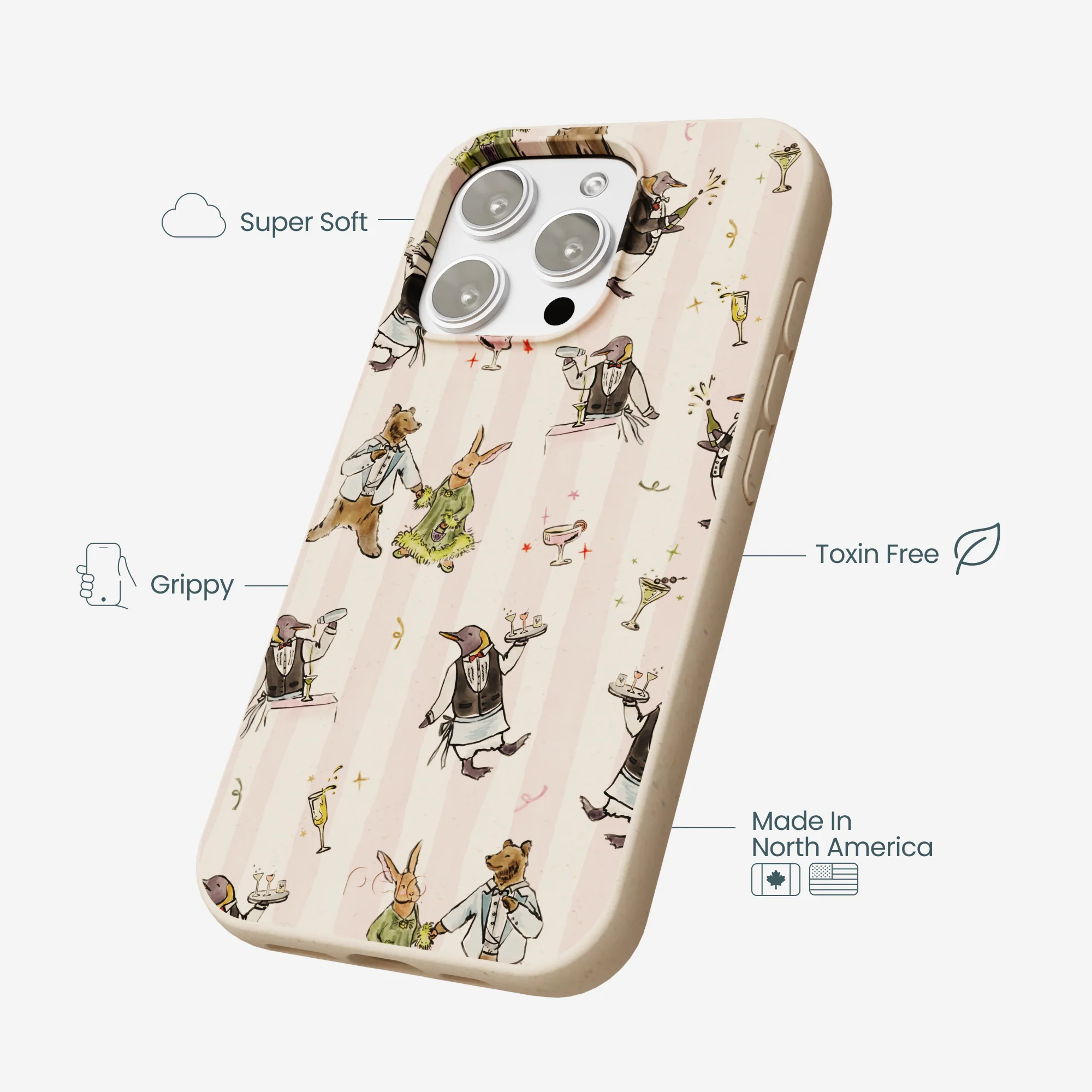Seashell Cocktail Cabana iPhone 16 Pro Max Case - Image 4