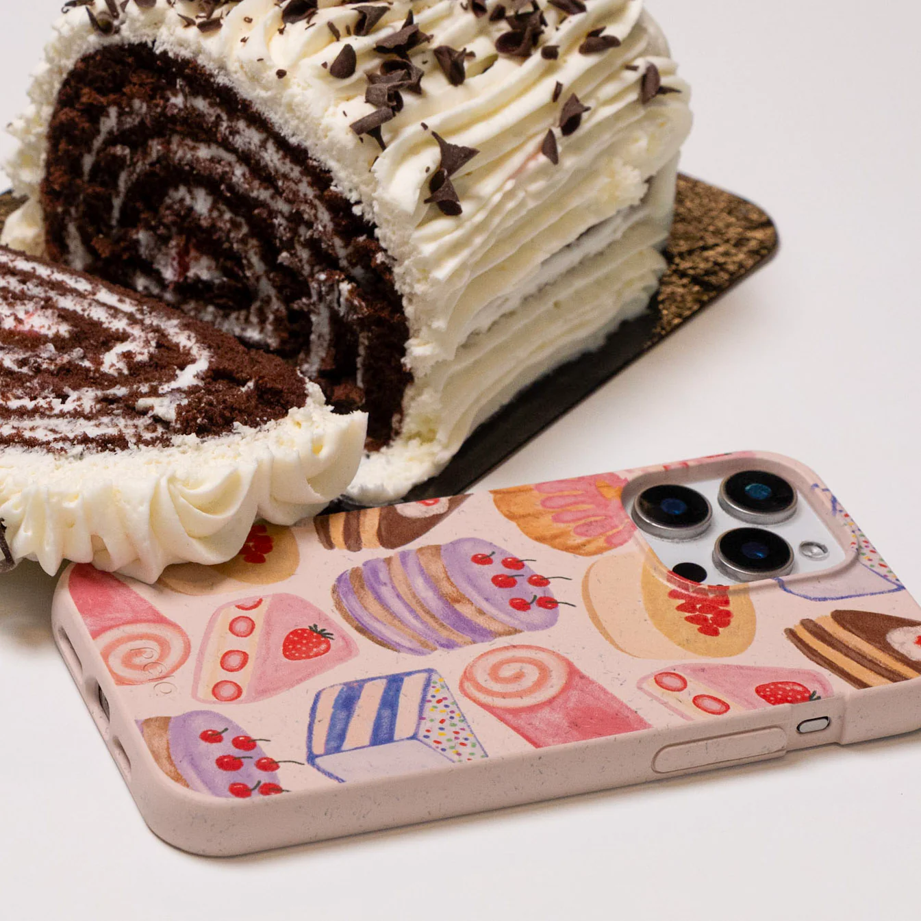 Seashell Crayon Pastries iPhone 13 Case - Image 7