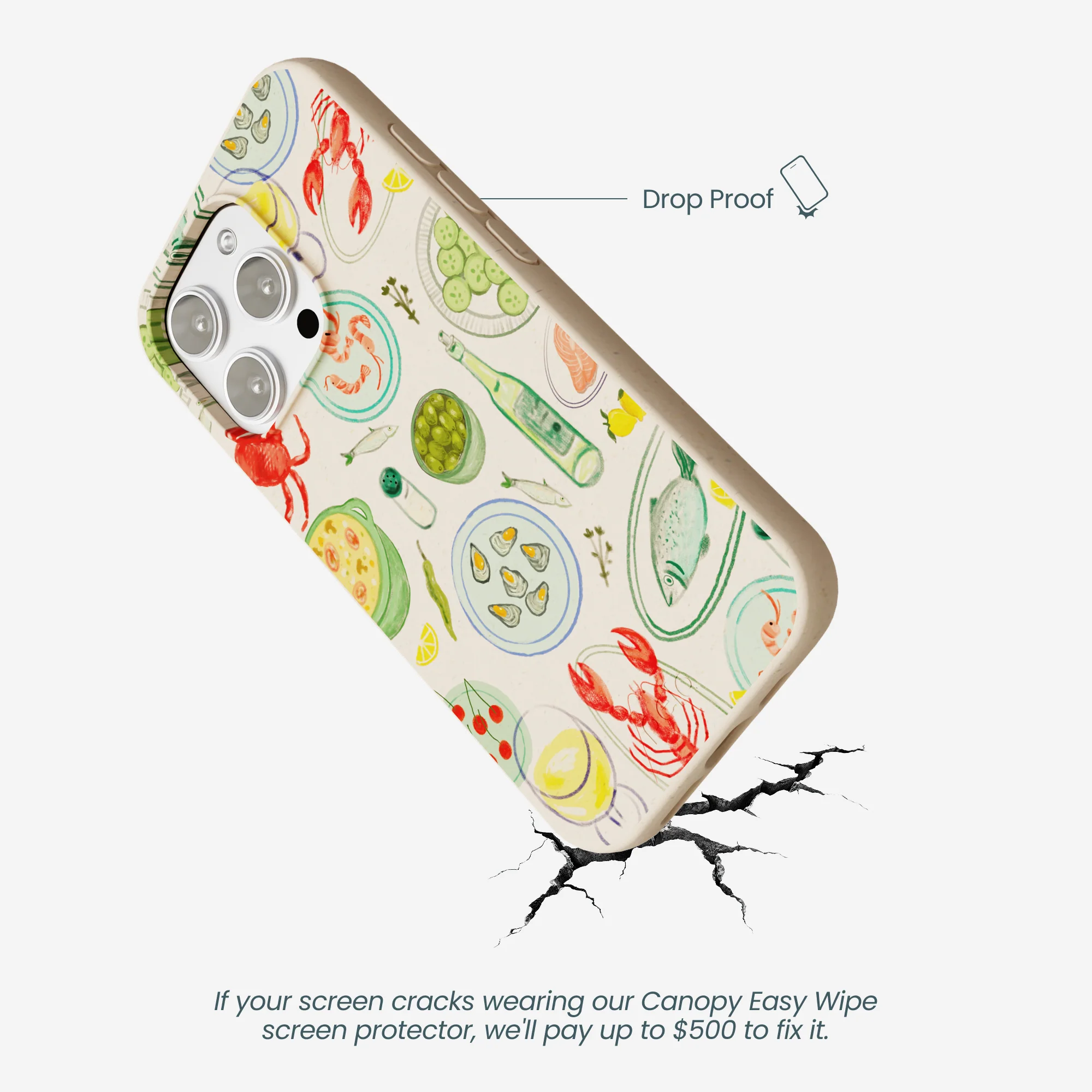 Seashell Dock and Dine iPhone 16 Pro Max Case - Image 5