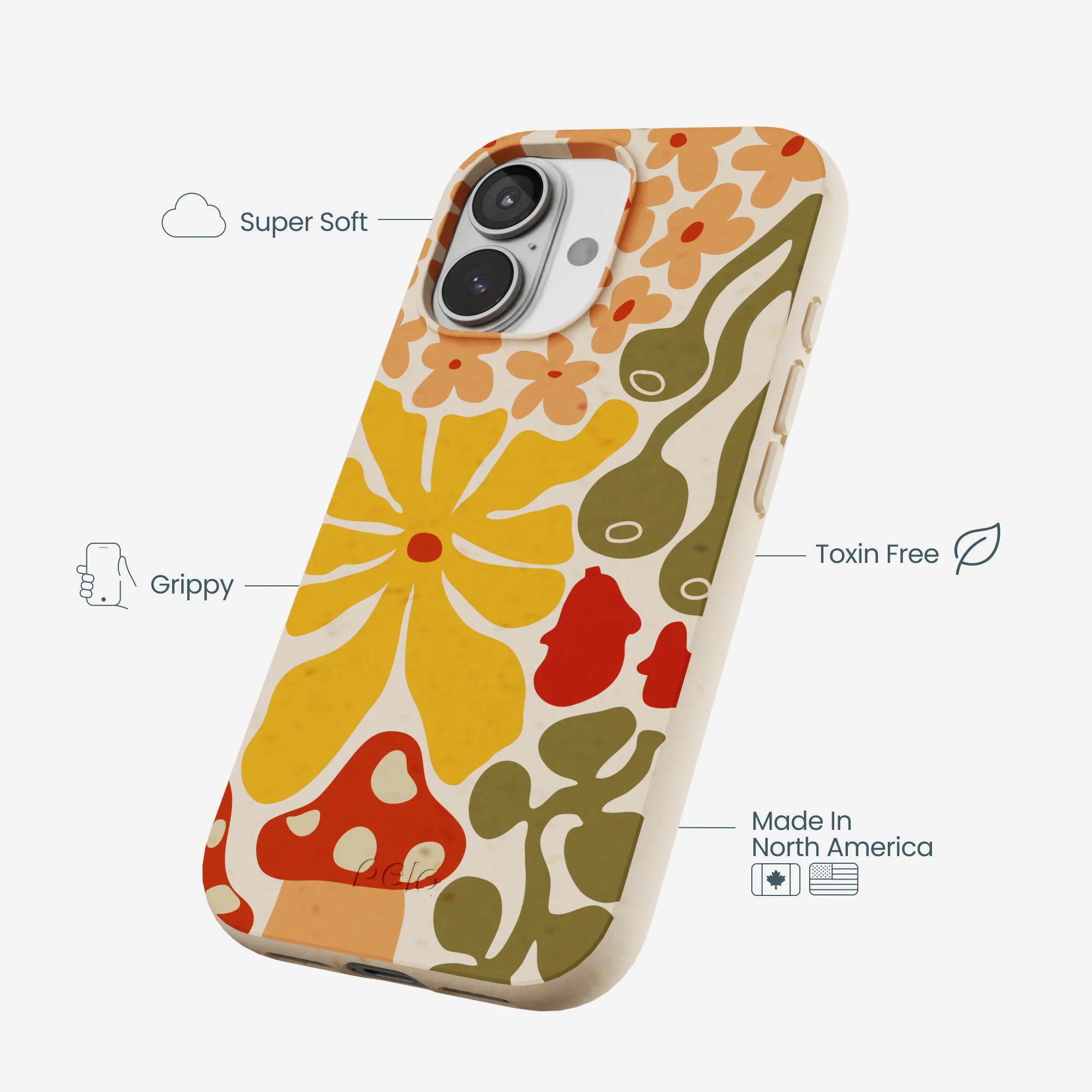 Seashell Fall Flourish iPhone 17 Case - Image 3