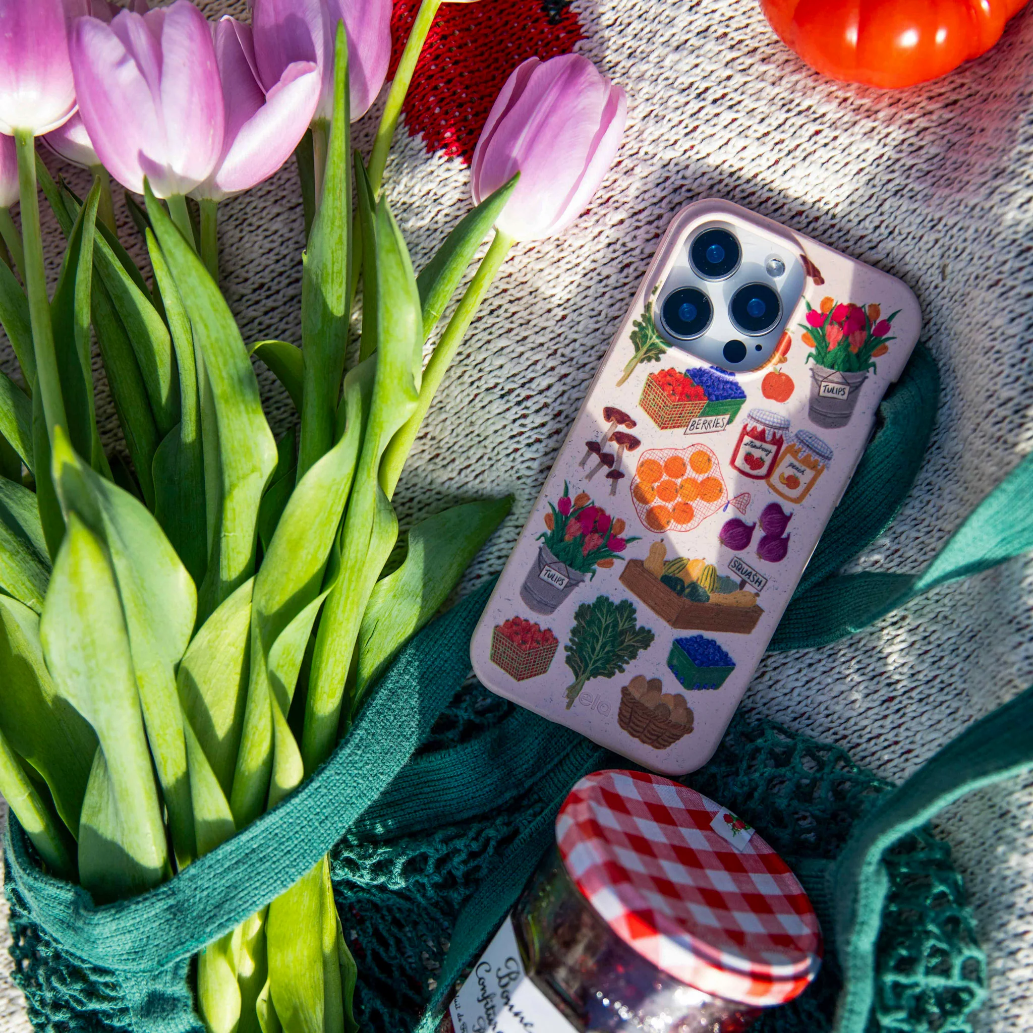 Seashell Farm Market Samsung Galaxy S23 Case - Image 2