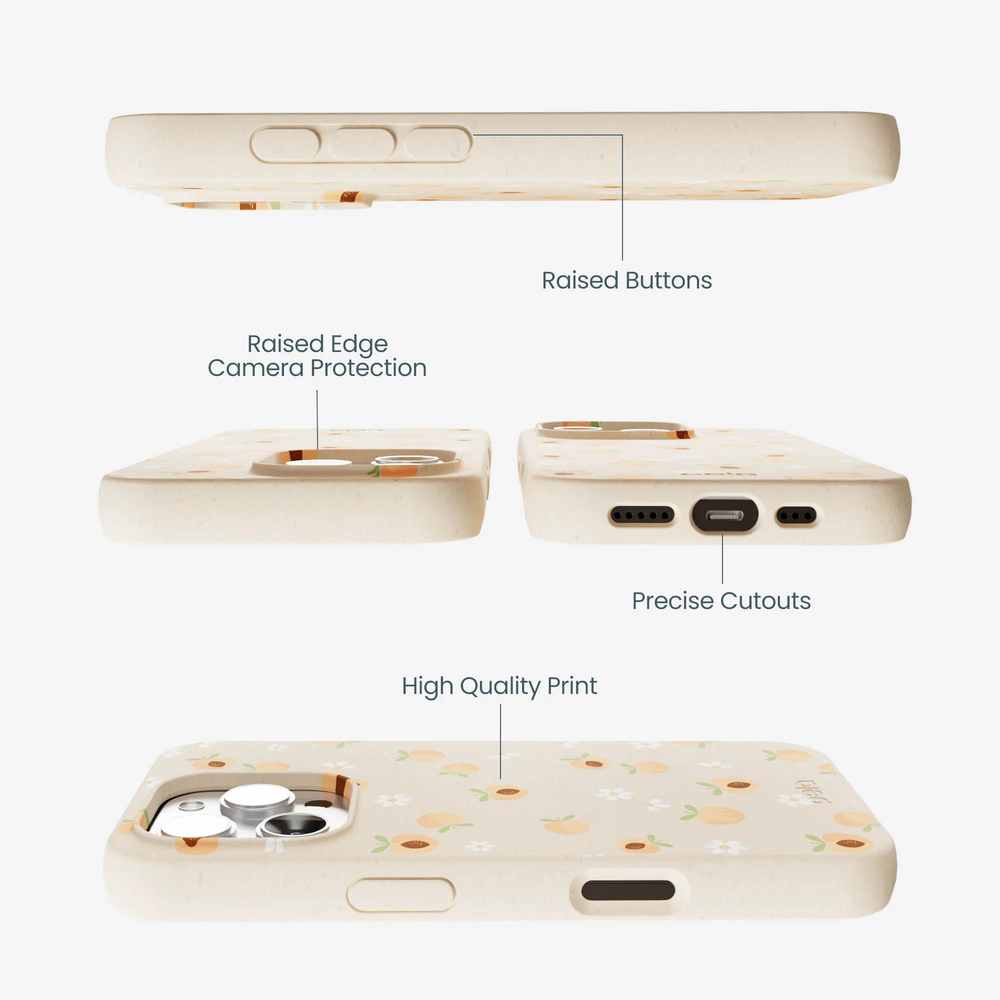 Seashell Feeling Peachy iPhone 16 Pro Max Case - Image 3
