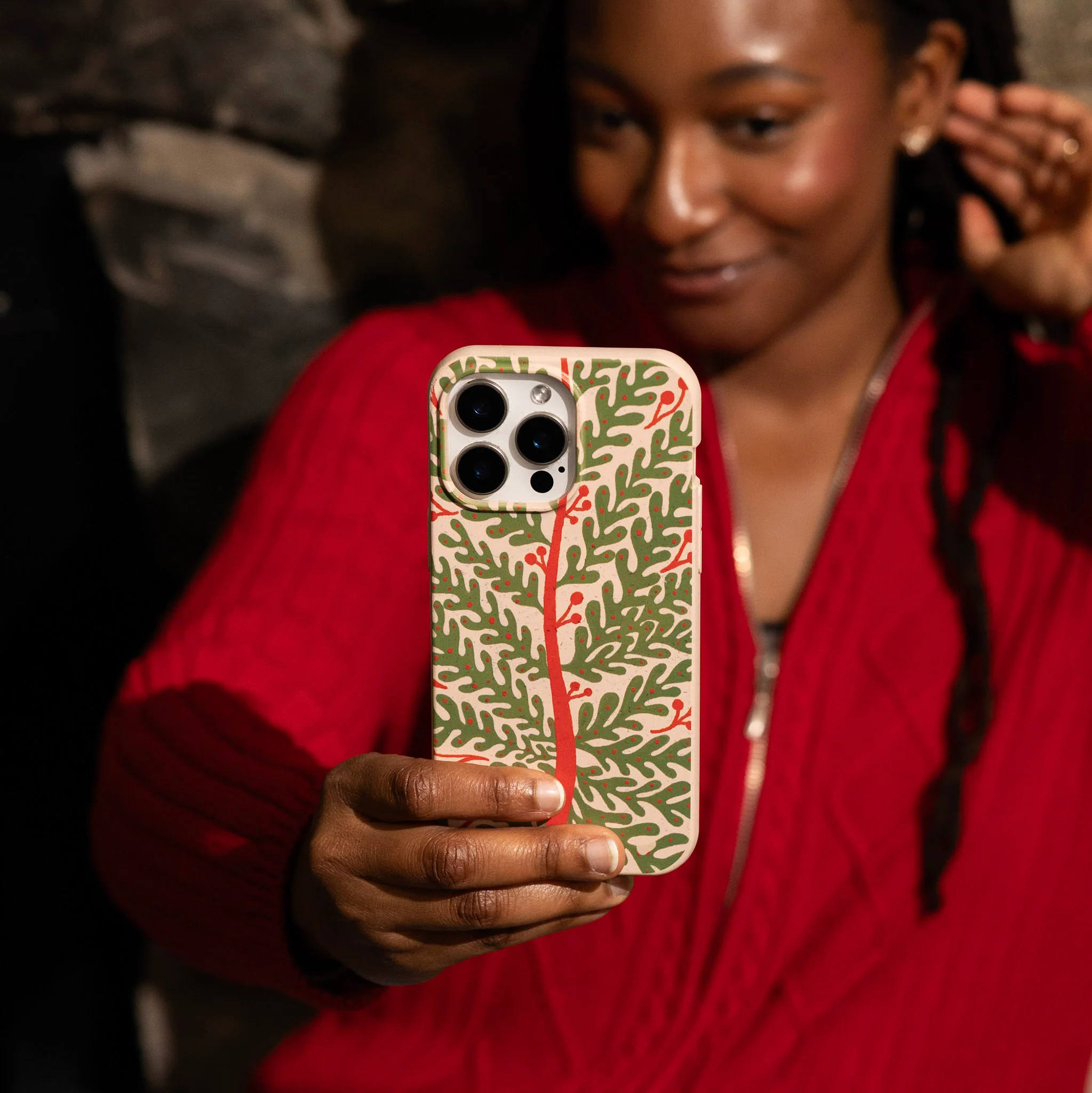 Seashell Festive Foliage Google Pixel 6a Case - Image 2